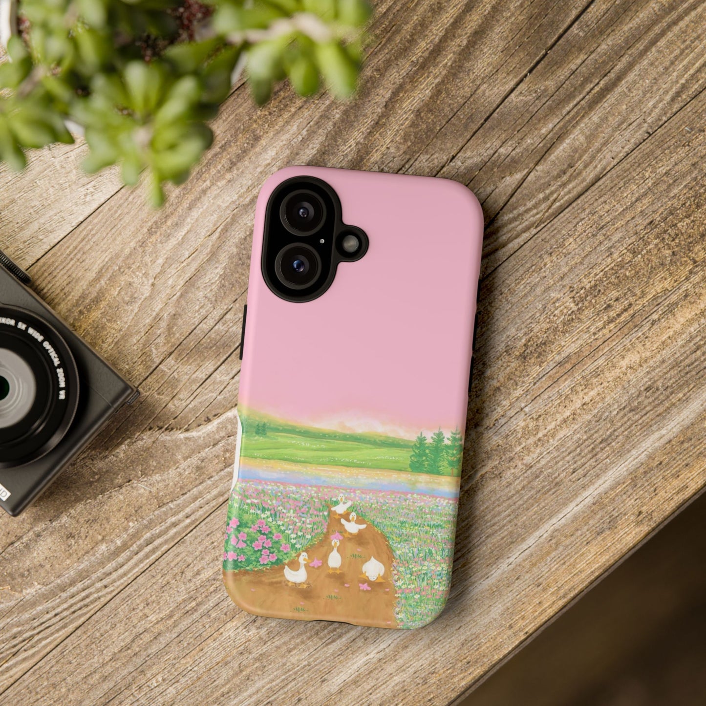 Pastel Floral Phone Case, Tough Cases for Nature Lovers, Cute Phone Accessories, Spring Gifts, Unique Mobile Covers