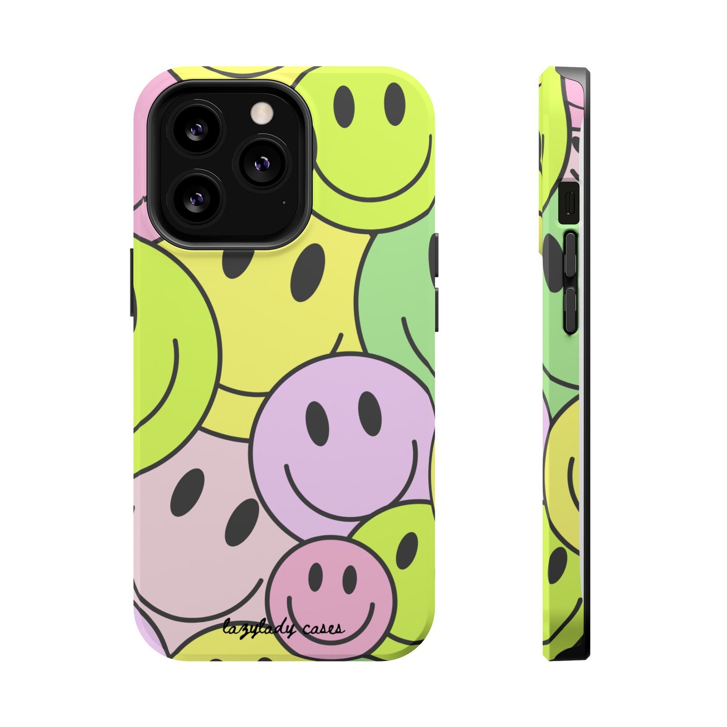 Colorful Smiley Face Magnetic Tough Case for Fun-Loving Individuals