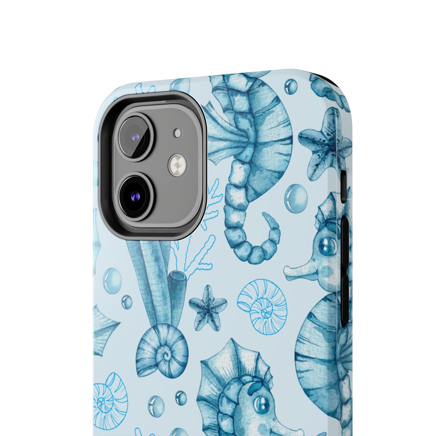 Coastal Seahorse Phone Case - Tough Protection with Beach Vibe