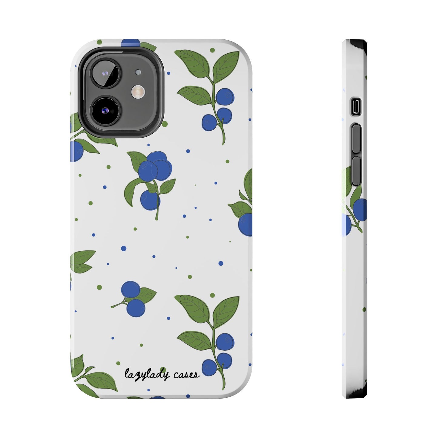 Blueberry Tough Phone Case - Durable Berry Design for Everyday Protection