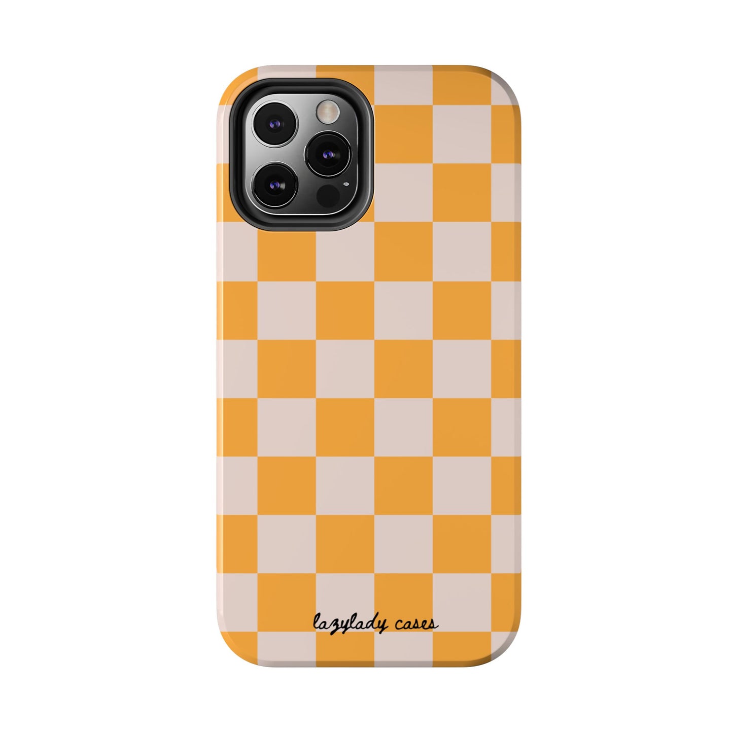 Bright Checkerboard Tough Phone Case - Stylish & Durable Protection