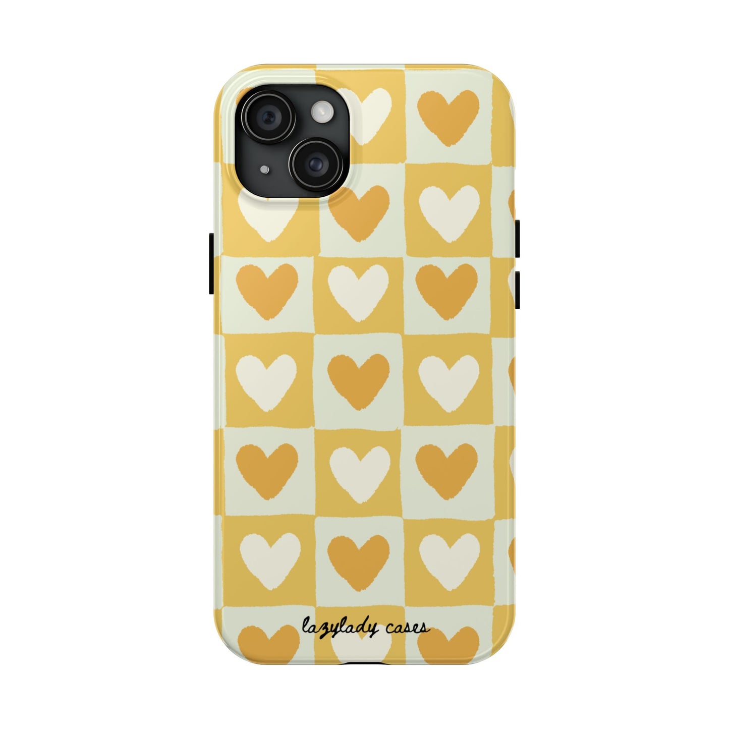 Heart Pattern Tough Phone Case - Cute & Durable for Everyday Use