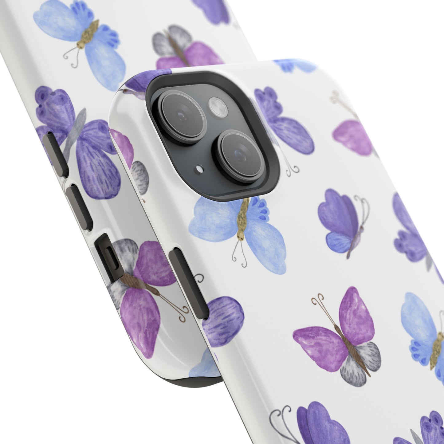 Butterfly Impact-Resistant Phone Case - Stylish & Durable Protection