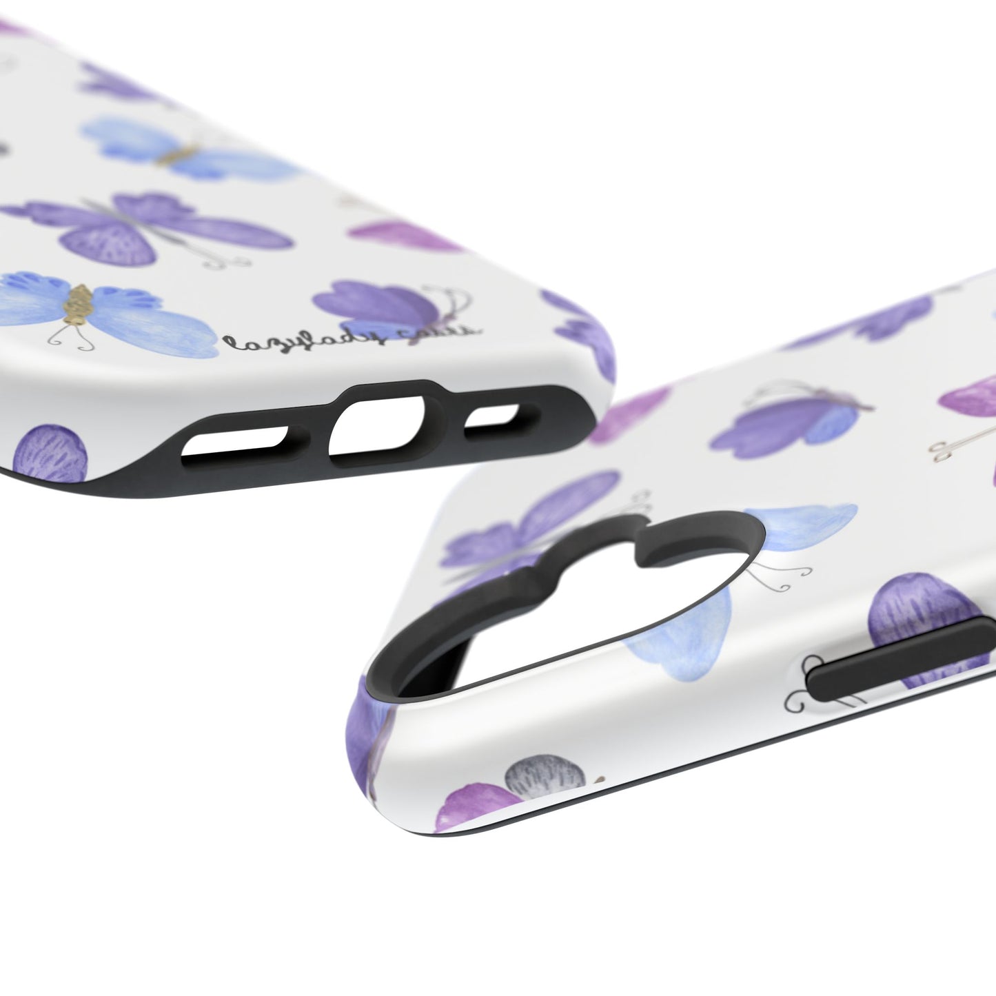 Butterfly Impact-Resistant Phone Case - Stylish & Durable Protection