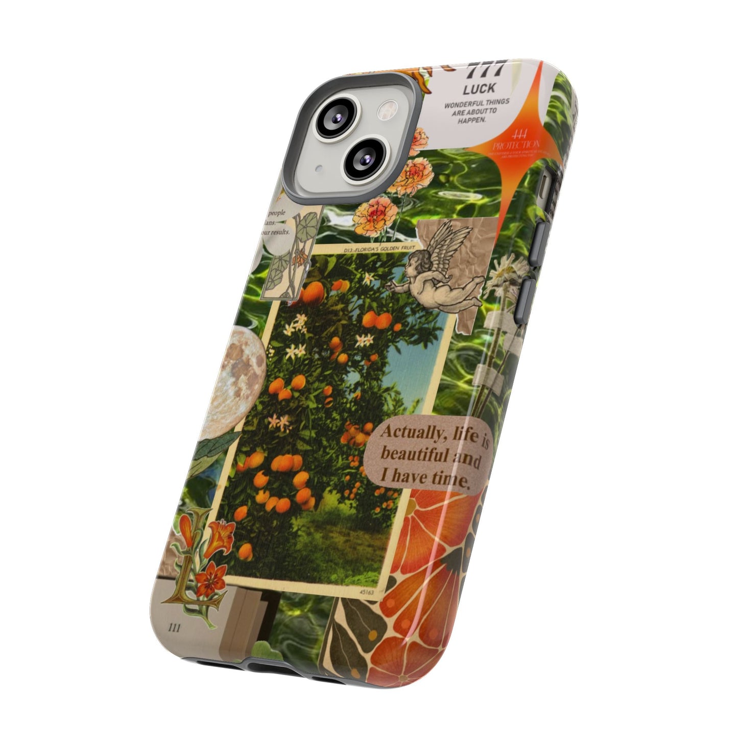 Tough Cases - Vibrant iPhone Case for Nature Lovers, Floral Phone Cover, Eco-Friendly, Inspirational Gift, Unique Phone Accessory