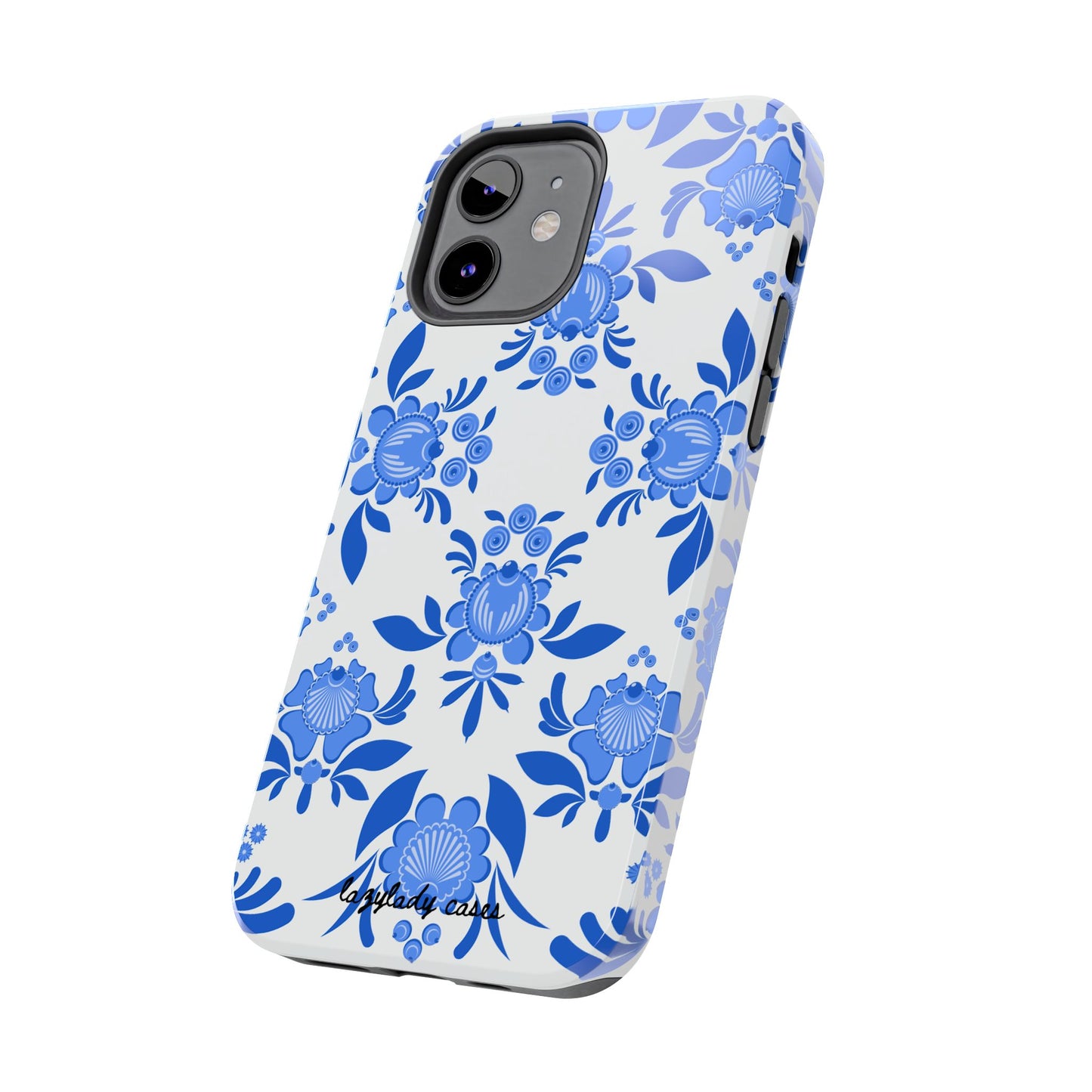 Floral Tough Phone Case - Stylish Protection for Everyday Use
