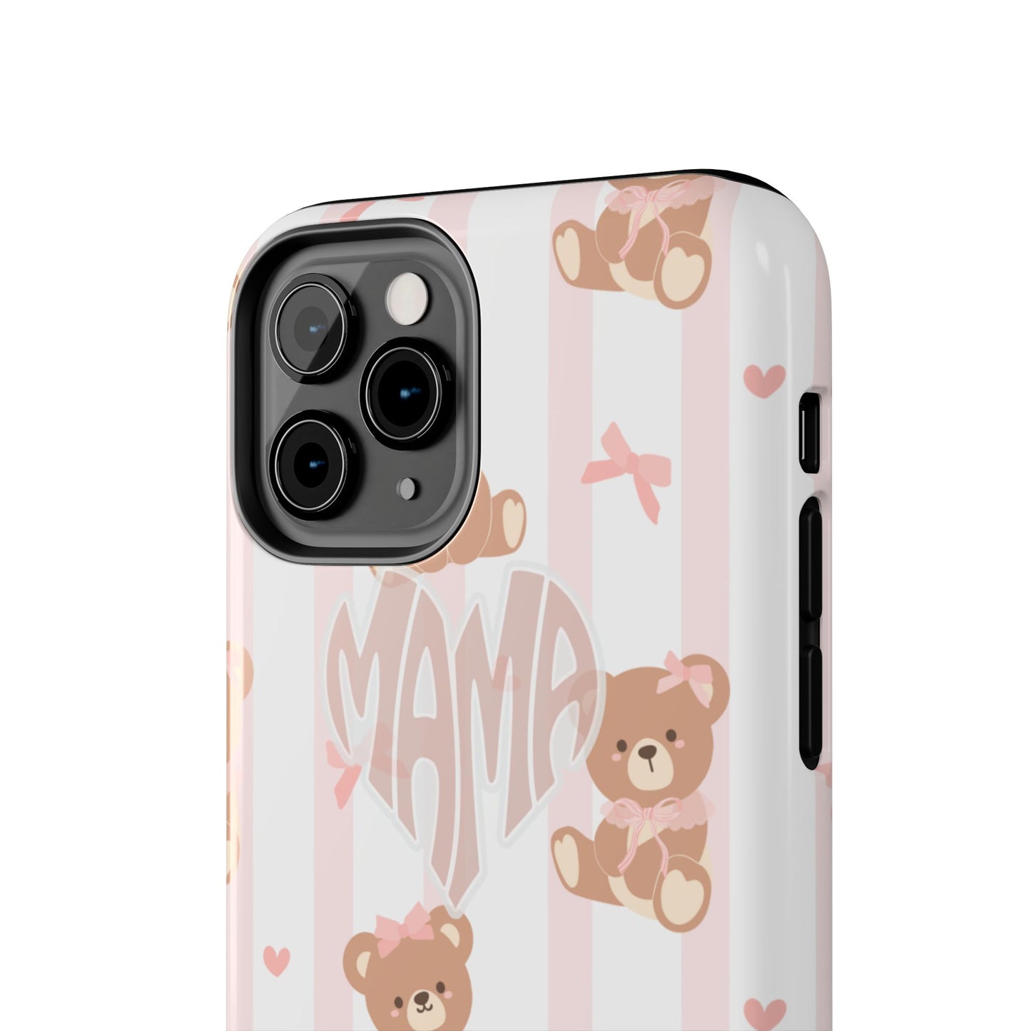 Cute Bear Mama Phone Case - Stylish Tough Case for Moms