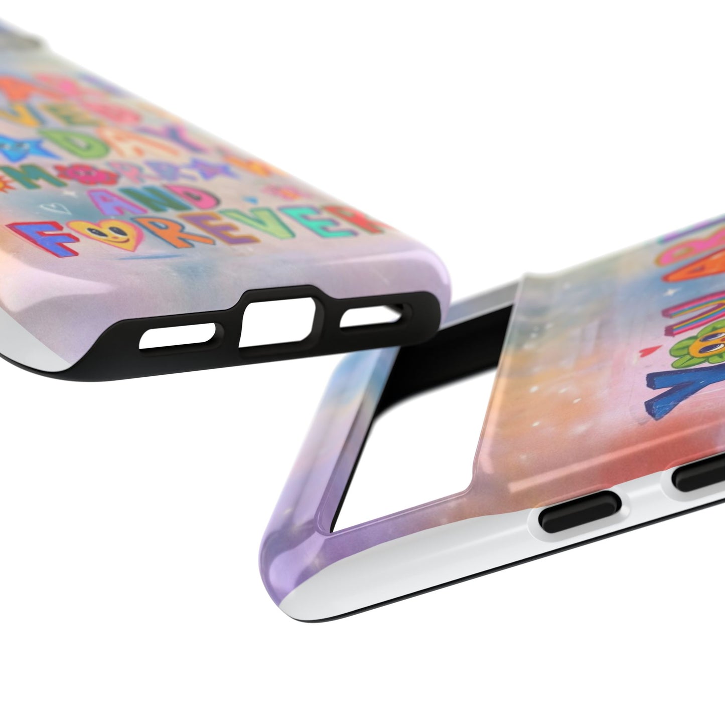 Colorful Phone Case with Positive Affirmations, Inspirational Phone Shell, Cute Gift for Teens, Motivational Tech Accessory, I Love You Case