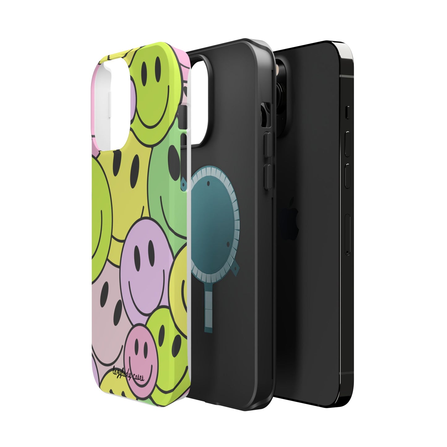 Colorful Smiley Face Magnetic Tough Case for Fun-Loving Individuals