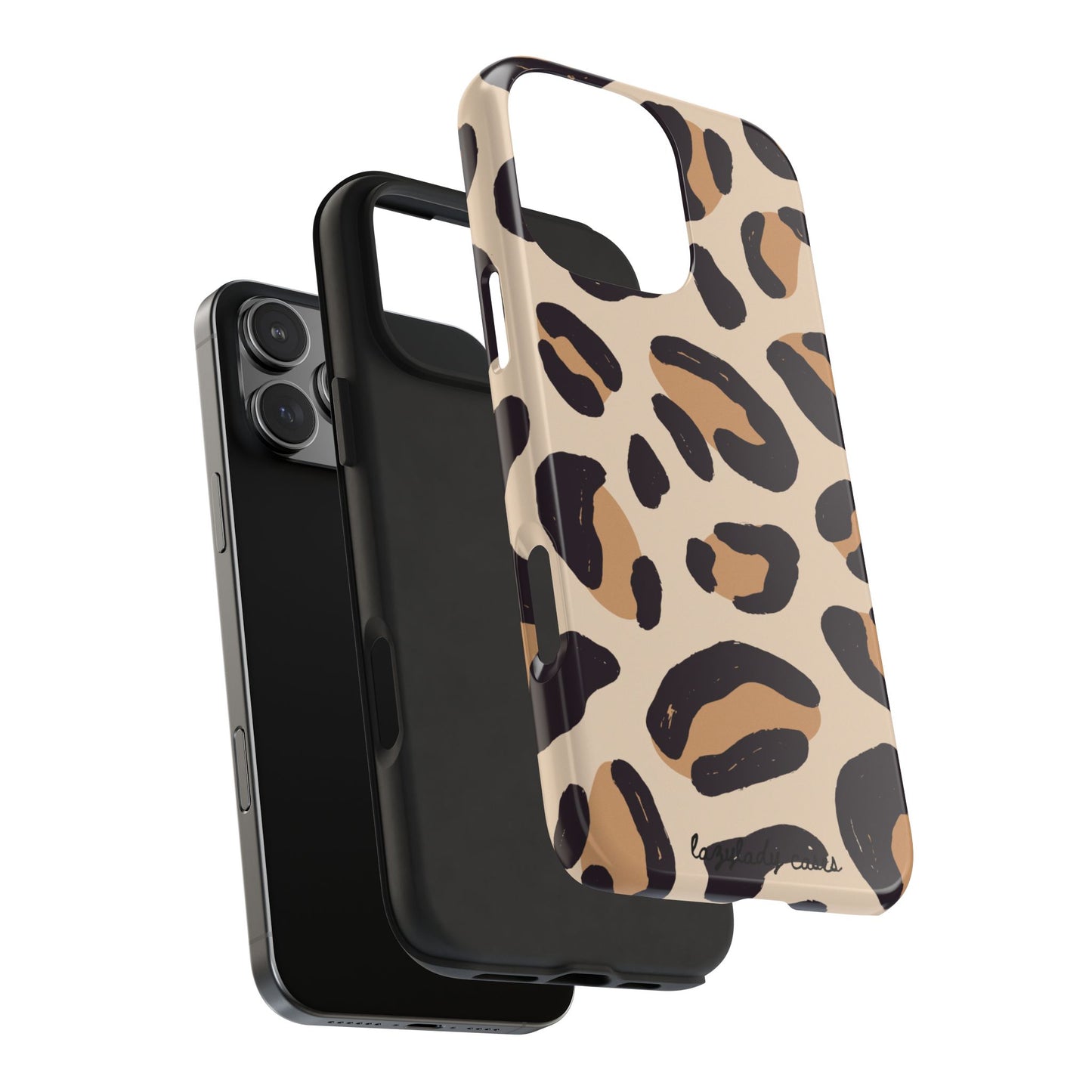 Chic Leopard Print Phone Case - Tough & Stylish Protection