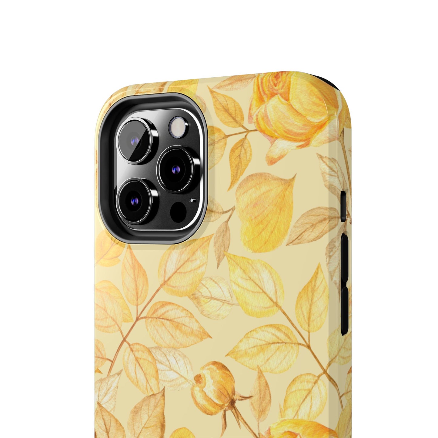 Yellow Dusk Tough Phone Case – Durable Protection with Yellow Roses Design