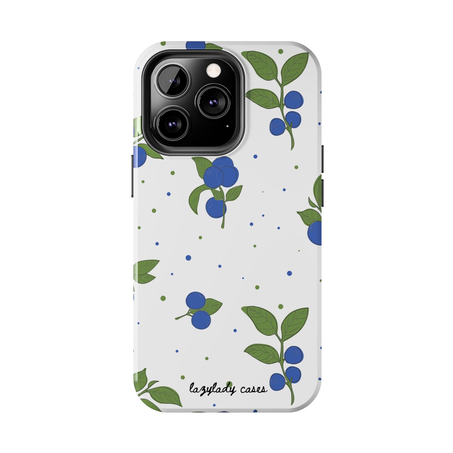 Blueberry Tough Phone Case - Durable Berry Design for Everyday Protection