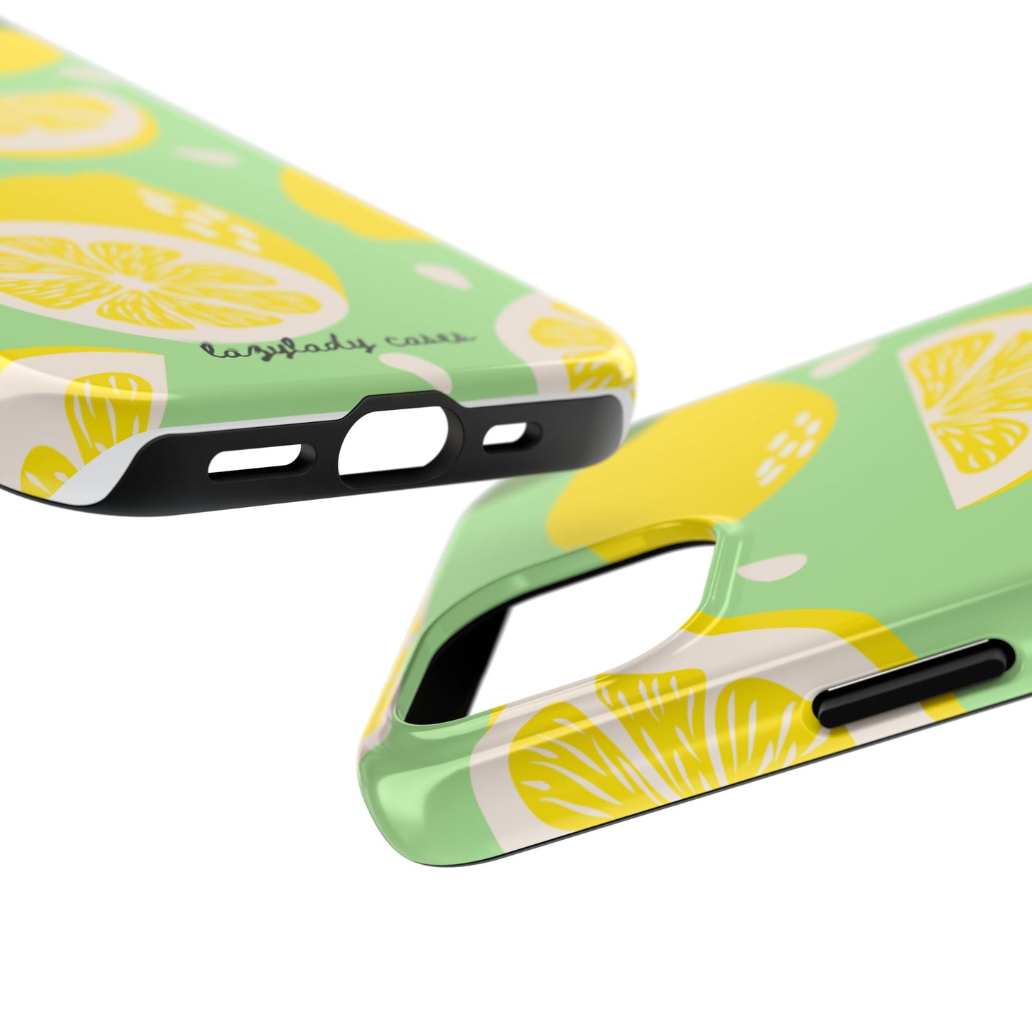 Lemon Slice Tough Phone Case - Vibrant, Durable Protection for Citrus Lovers
