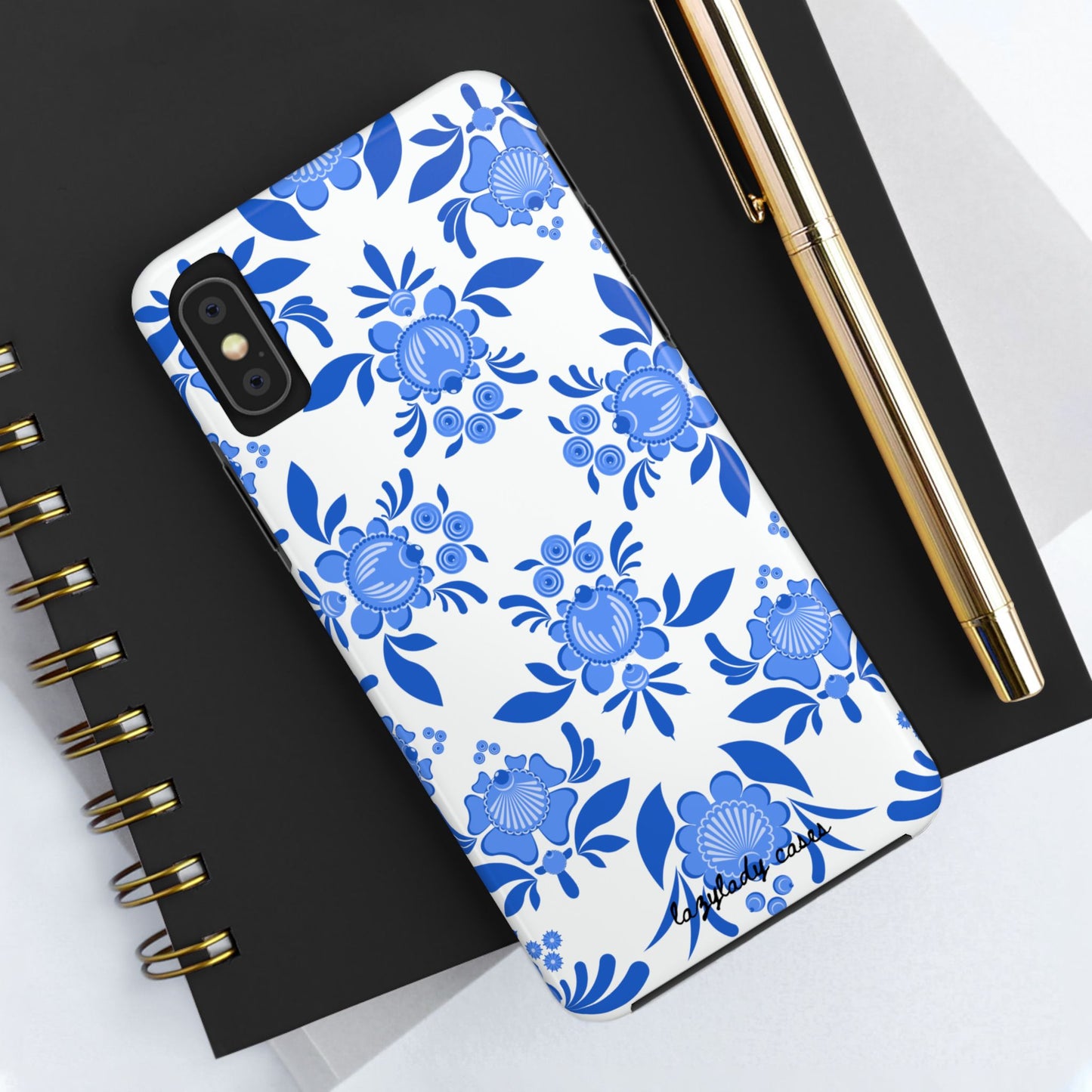 Floral Tough Phone Case - Stylish Protection for Everyday Use