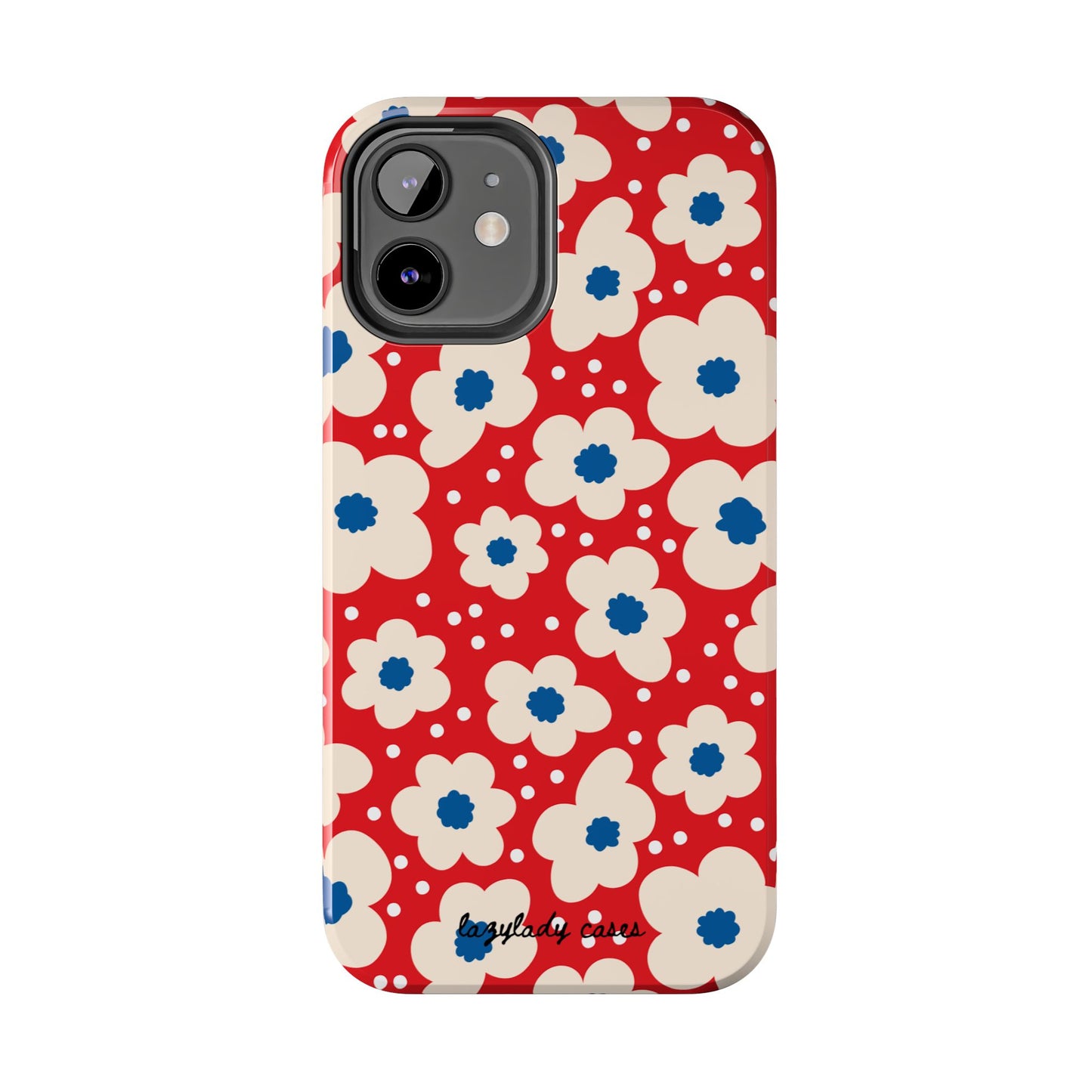 Blossom Floral Tough Phone Case - Durable Protection with Vintage Charm