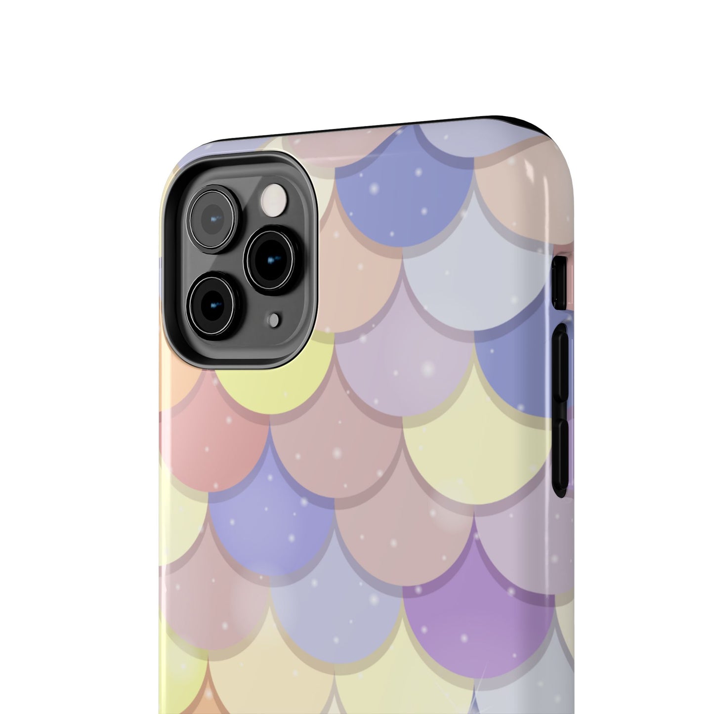 Mermaid Scale Tough Phone Case - Durable Protection with Colorful Design