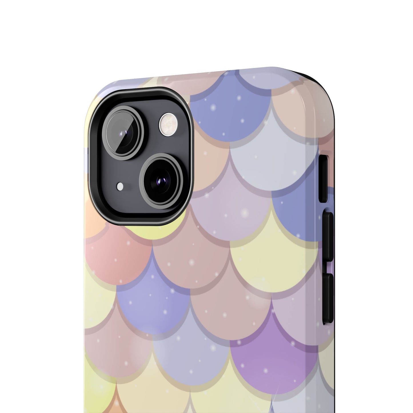 Mermaid Scale Tough Phone Case - Durable Protection with Colorful Design