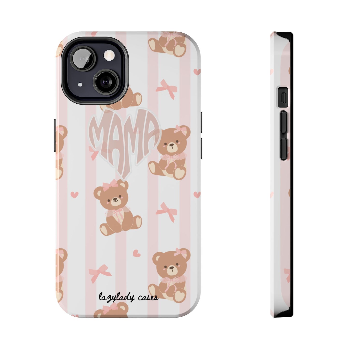 Cute Bear Mama Phone Case - Stylish Tough Case for Moms