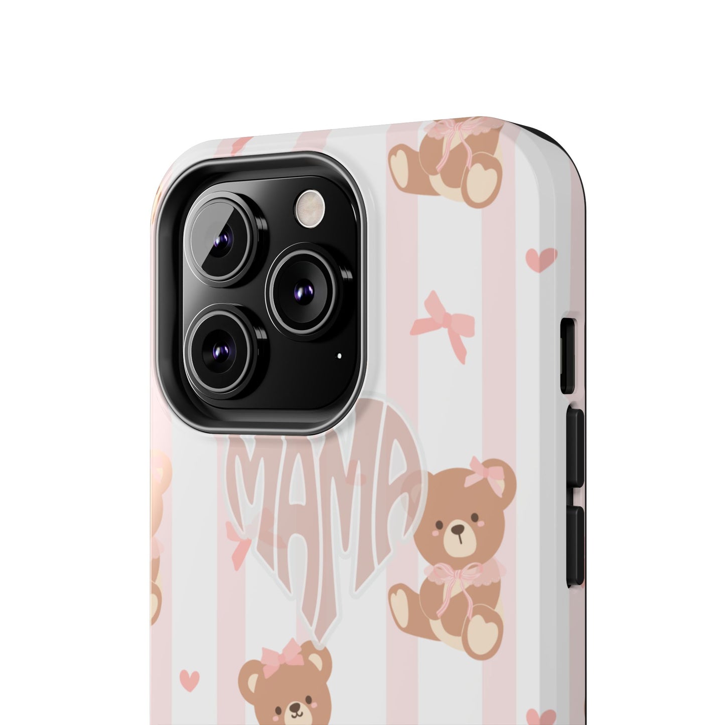 Cute Bear Mama Phone Case - Stylish Tough Case for Moms