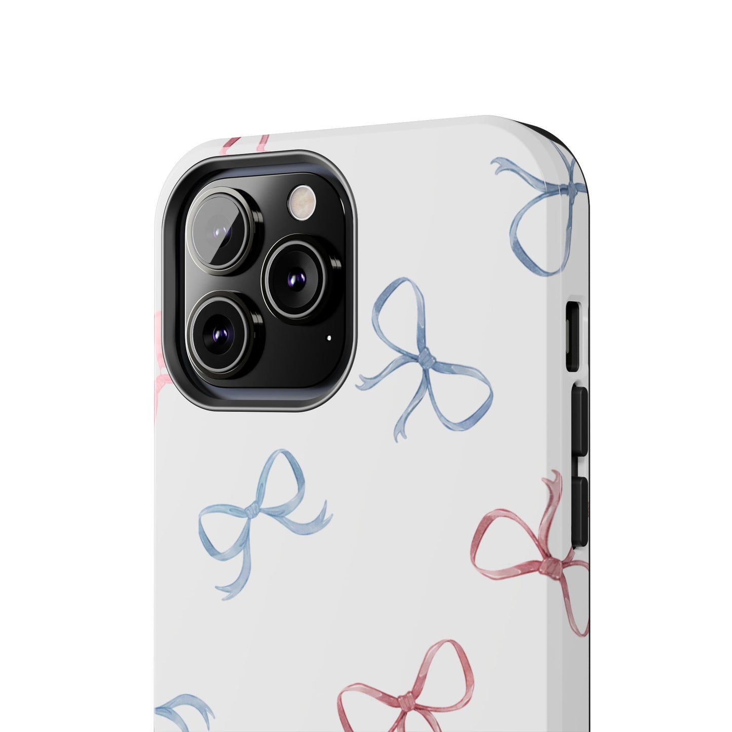 Chic Bow Pattern Tough Phone Case | Stylish Protection for Your Device