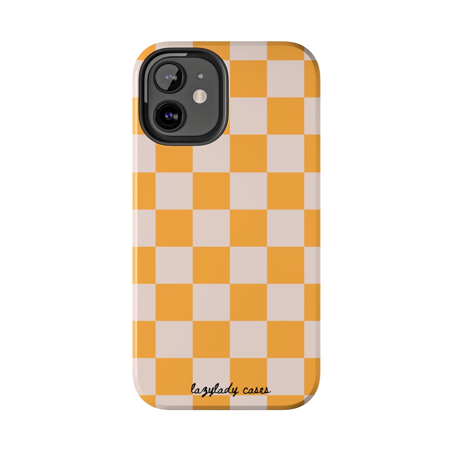 Bright Checkerboard Tough Phone Case - Stylish & Durable Protection