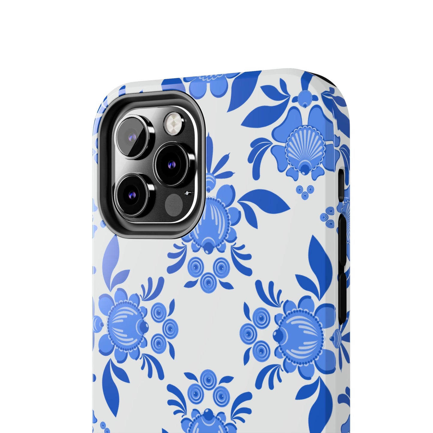 Floral Tough Phone Case - Stylish Protection for Everyday Use