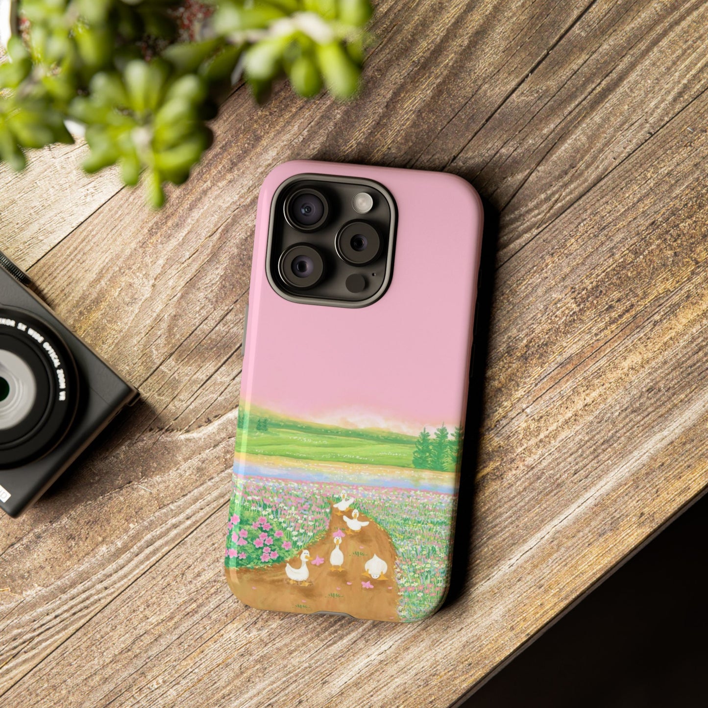 Pastel Floral Phone Case, Tough Cases for Nature Lovers, Cute Phone Accessories, Spring Gifts, Unique Mobile Covers