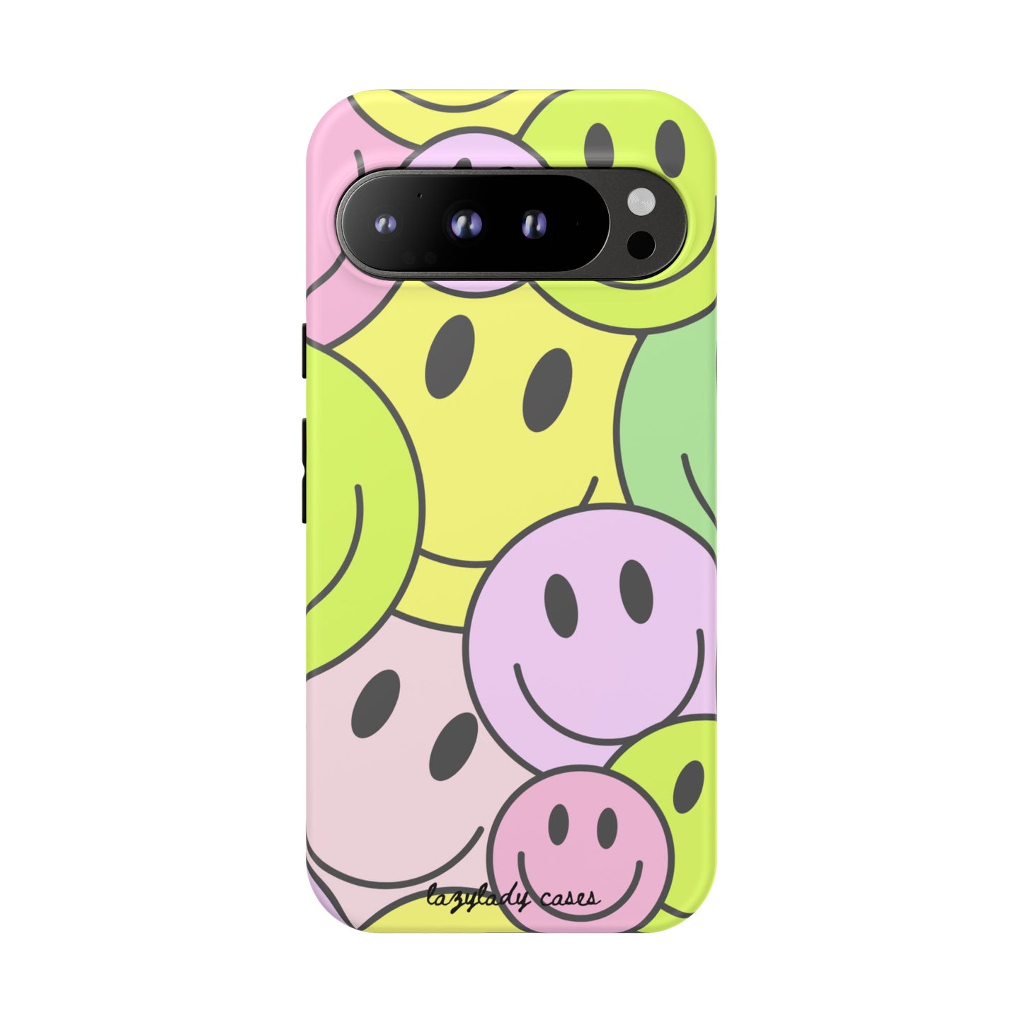 Colorful Smile Face Phone Case - Tough Protection & Fun Design