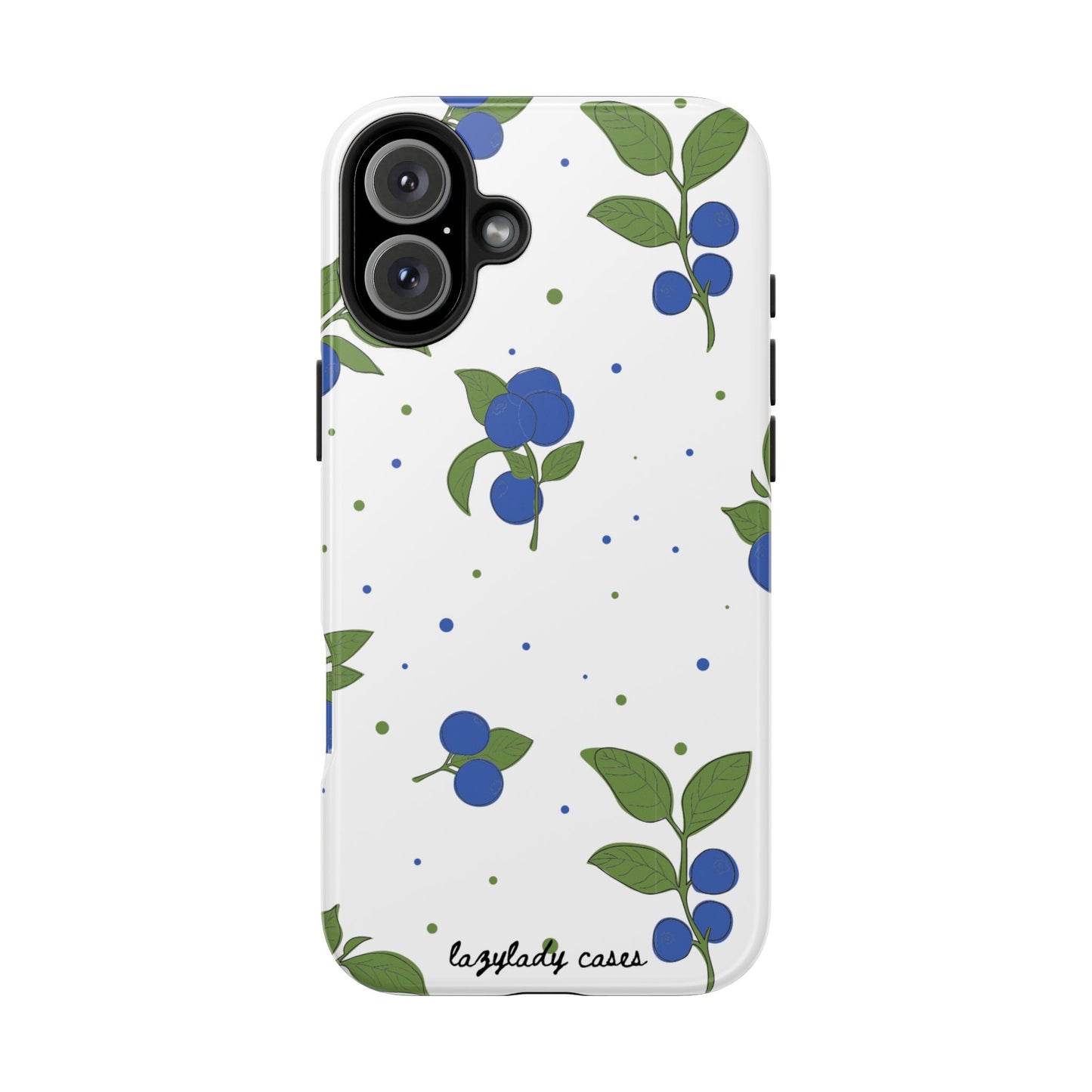 Blueberry Tough Phone Case - Durable Berry Design for Everyday Protection