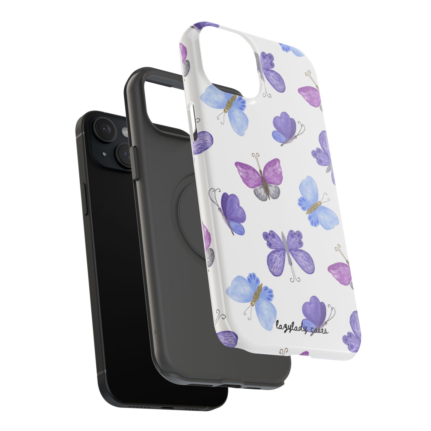 Butterfly Impact-Resistant Phone Case - Stylish & Durable Protection