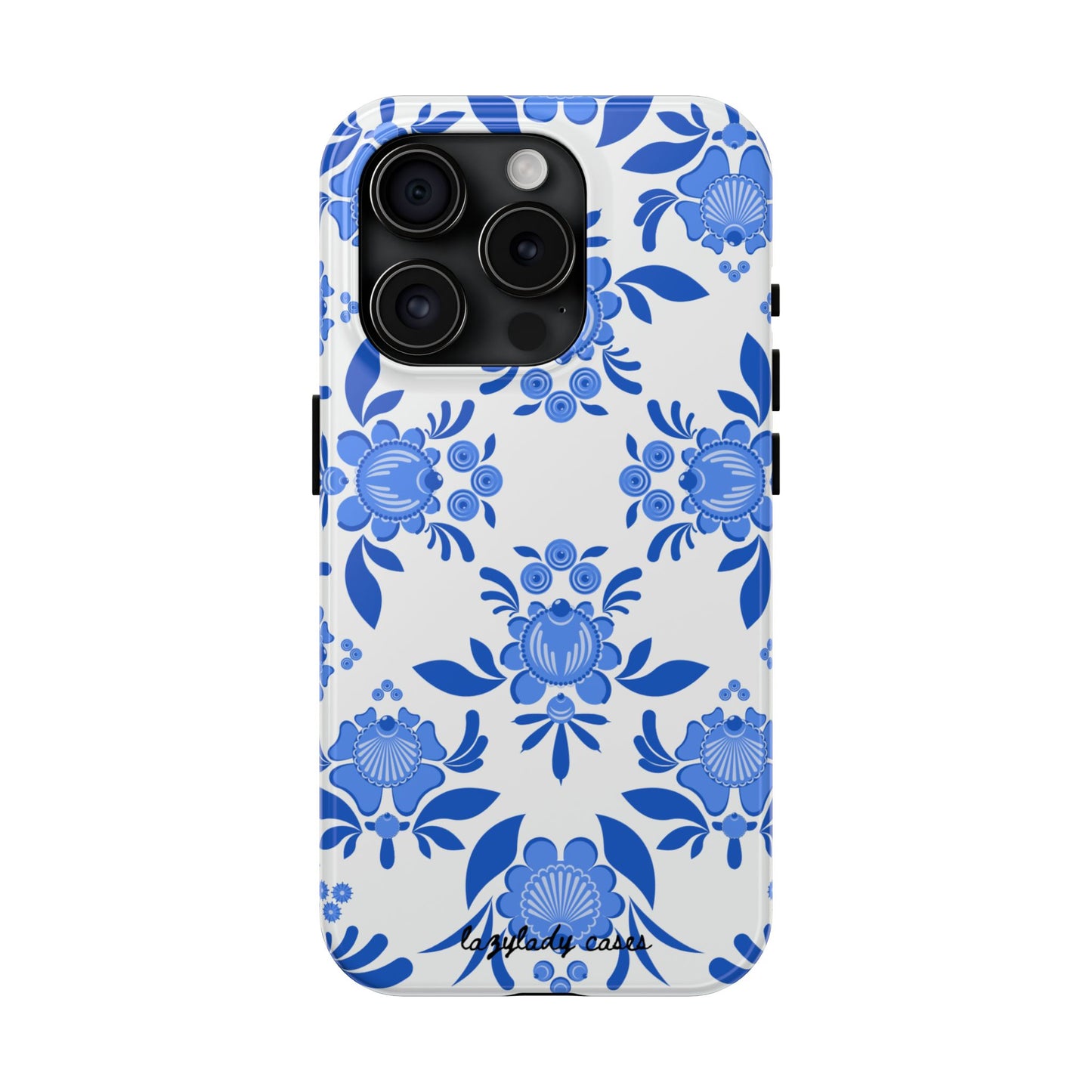 Floral Tough Phone Case - Stylish Protection for Everyday Use