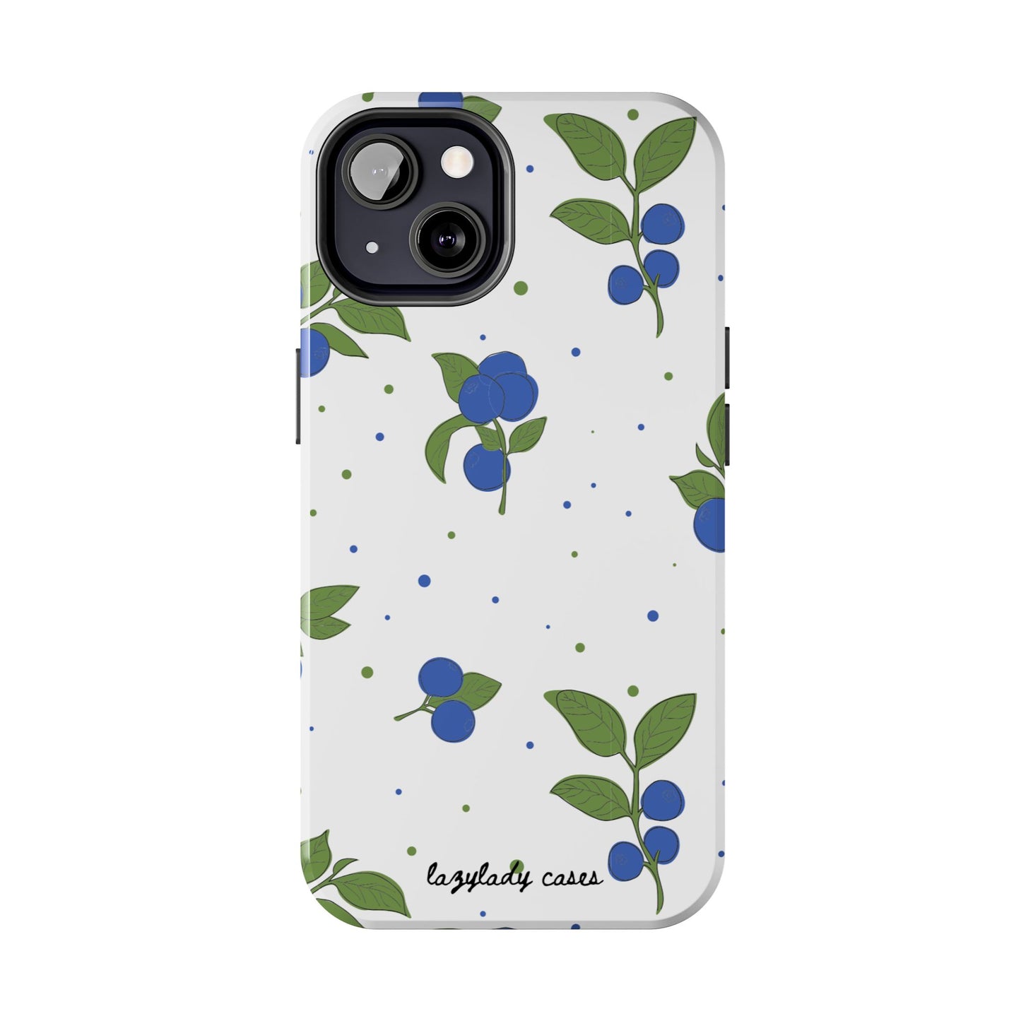 Blueberry Tough Phone Case - Durable Berry Design for Everyday Protection