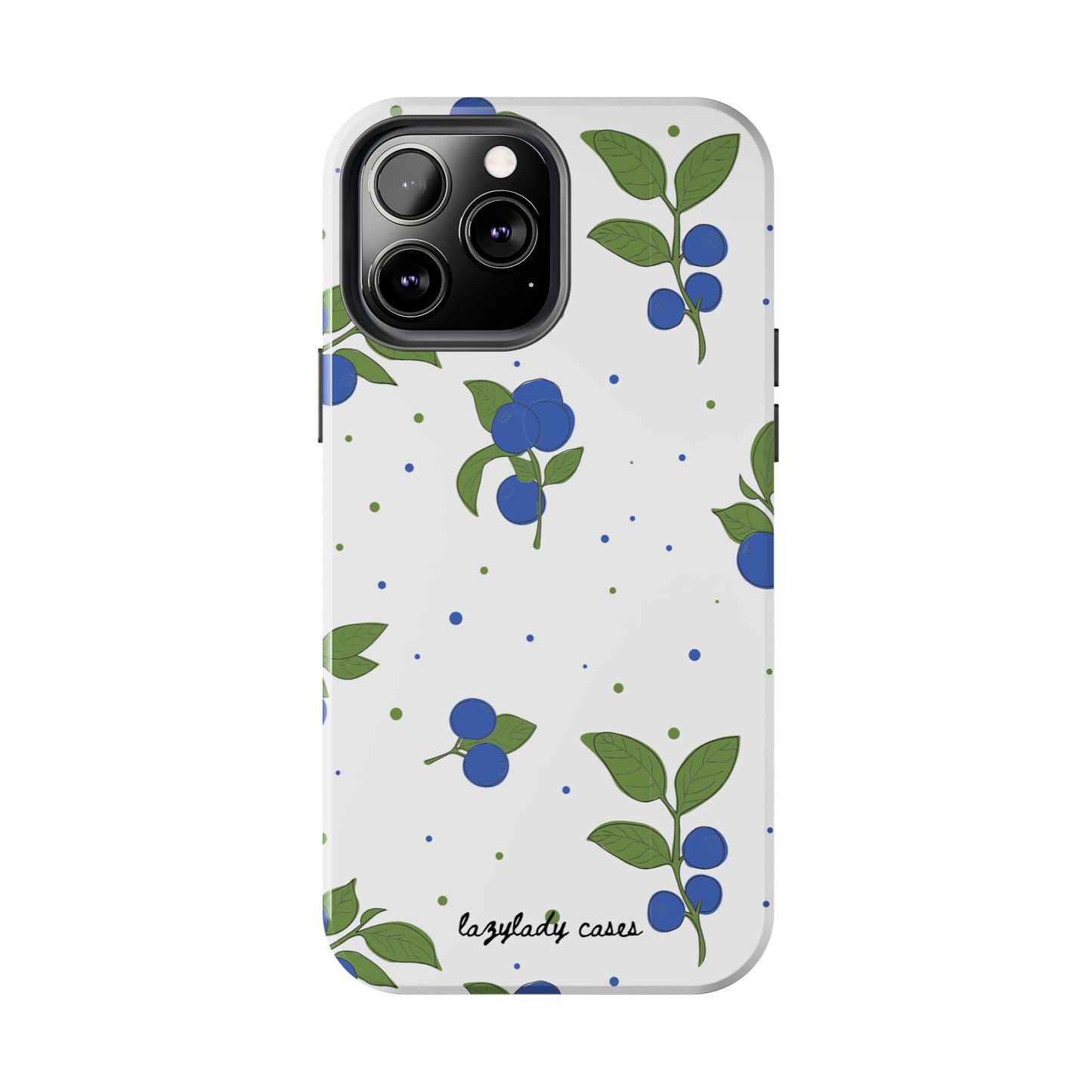 Blueberry Tough Phone Case - Durable Berry Design for Everyday Protection