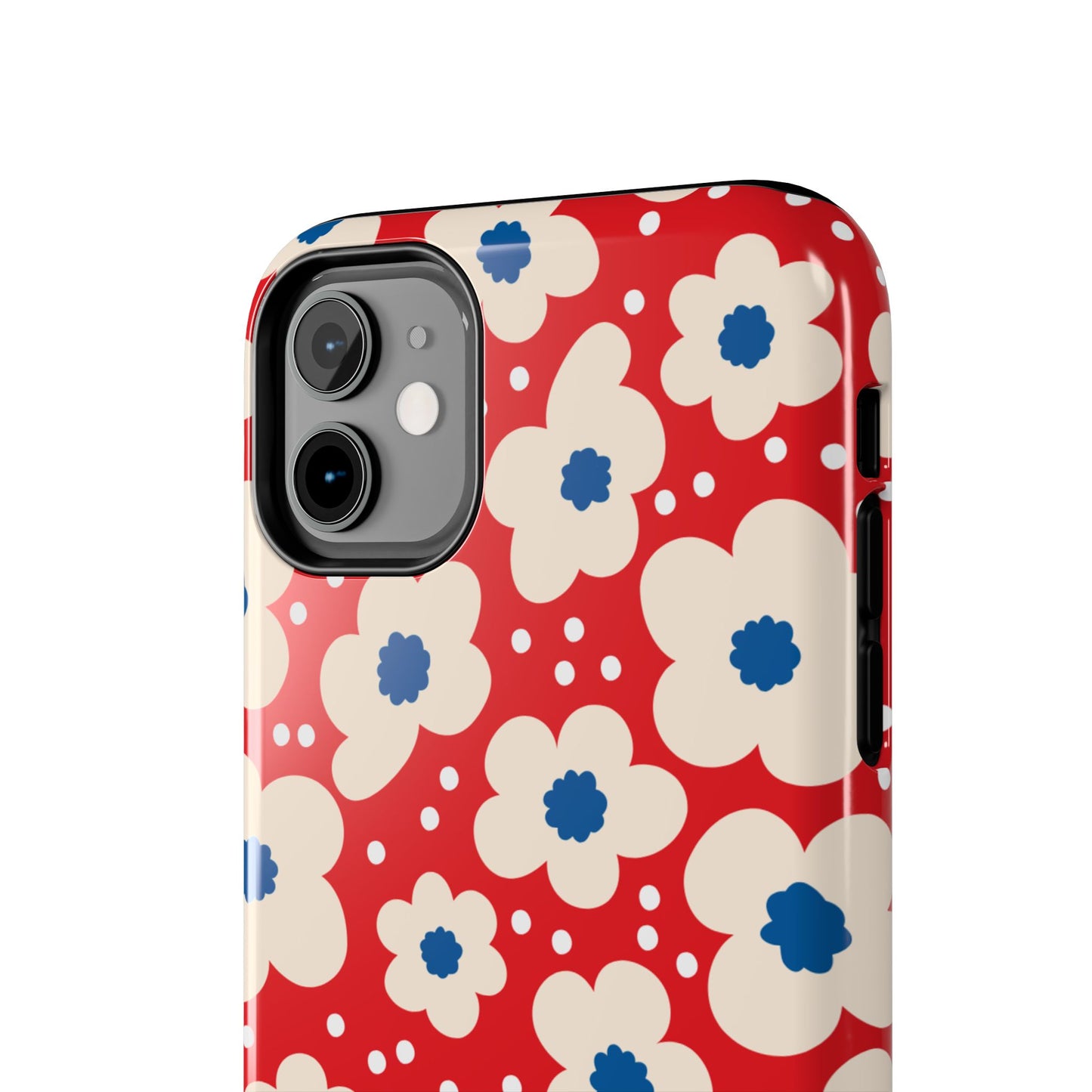 Blossom Floral Tough Phone Case - Durable Protection with Vintage Charm