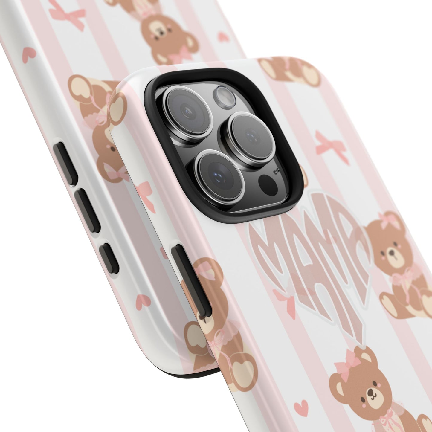 Cute Bear Mama Phone Case - Stylish Tough Case for Moms