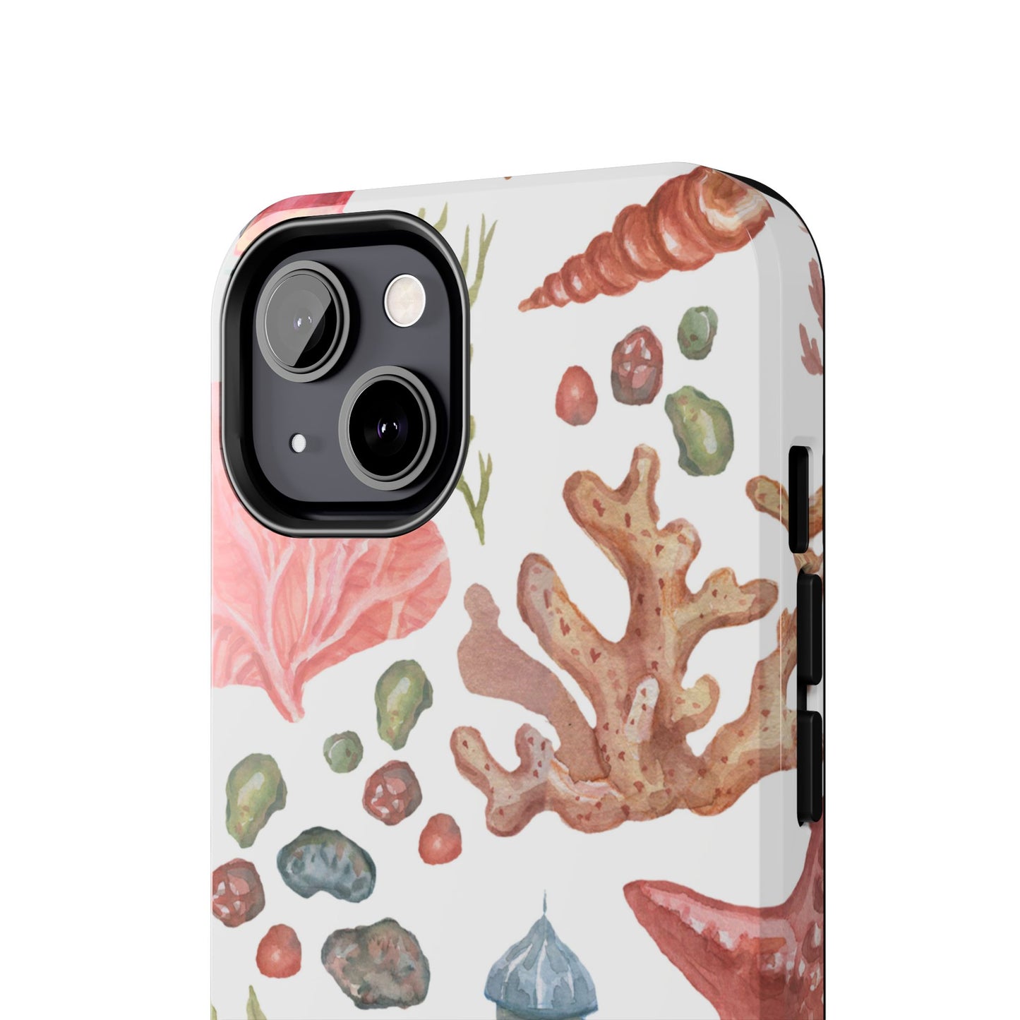 Coastal Art Tough Phone Cases - Stylish Beach Vibes with Lighthouse Design