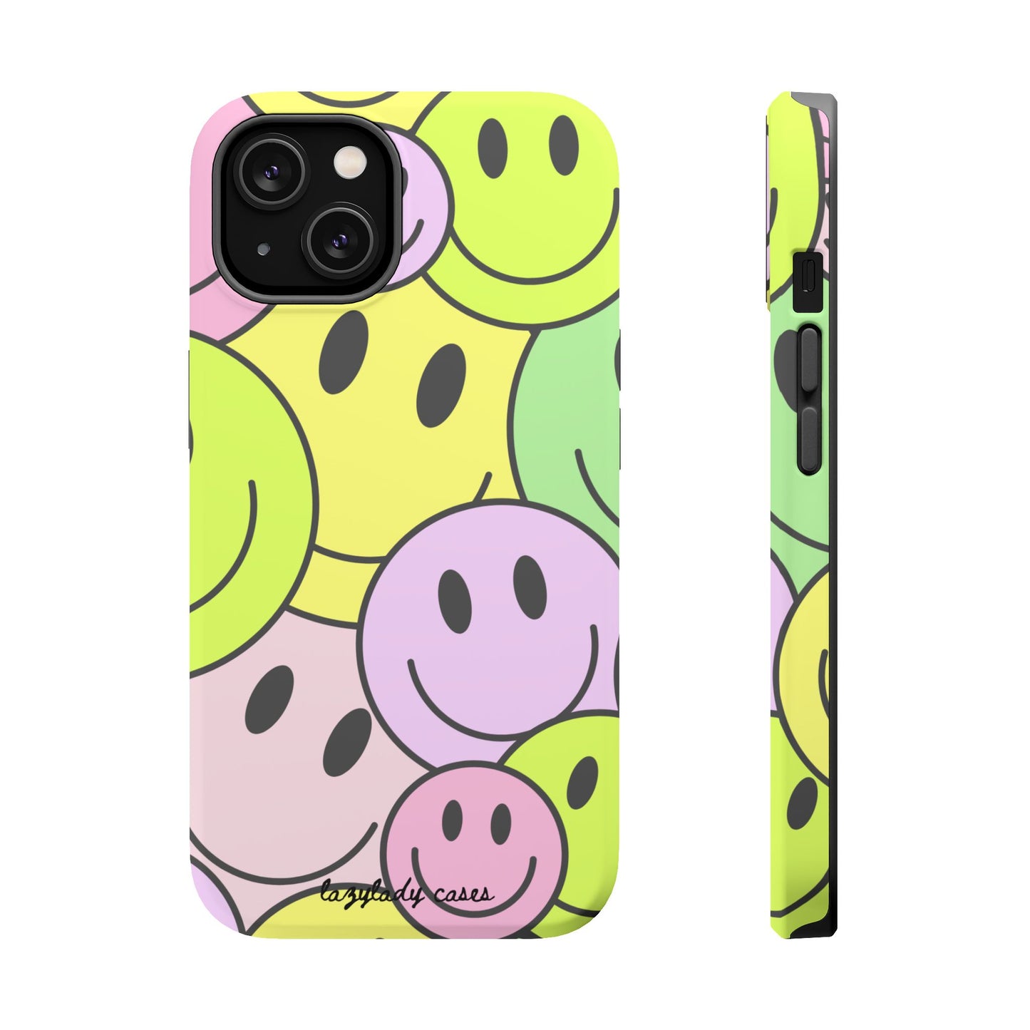 Colorful Smiley Face Magnetic Tough Case for Fun-Loving Individuals