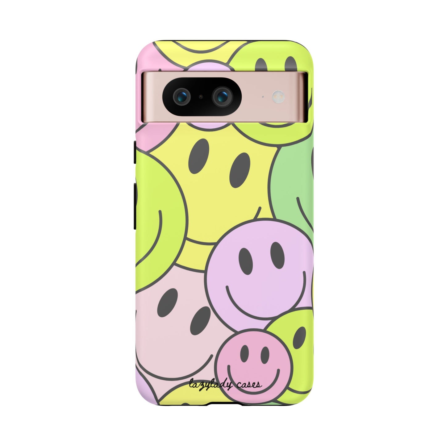 Colorful Smile Face Phone Case - Tough Protection & Fun Design