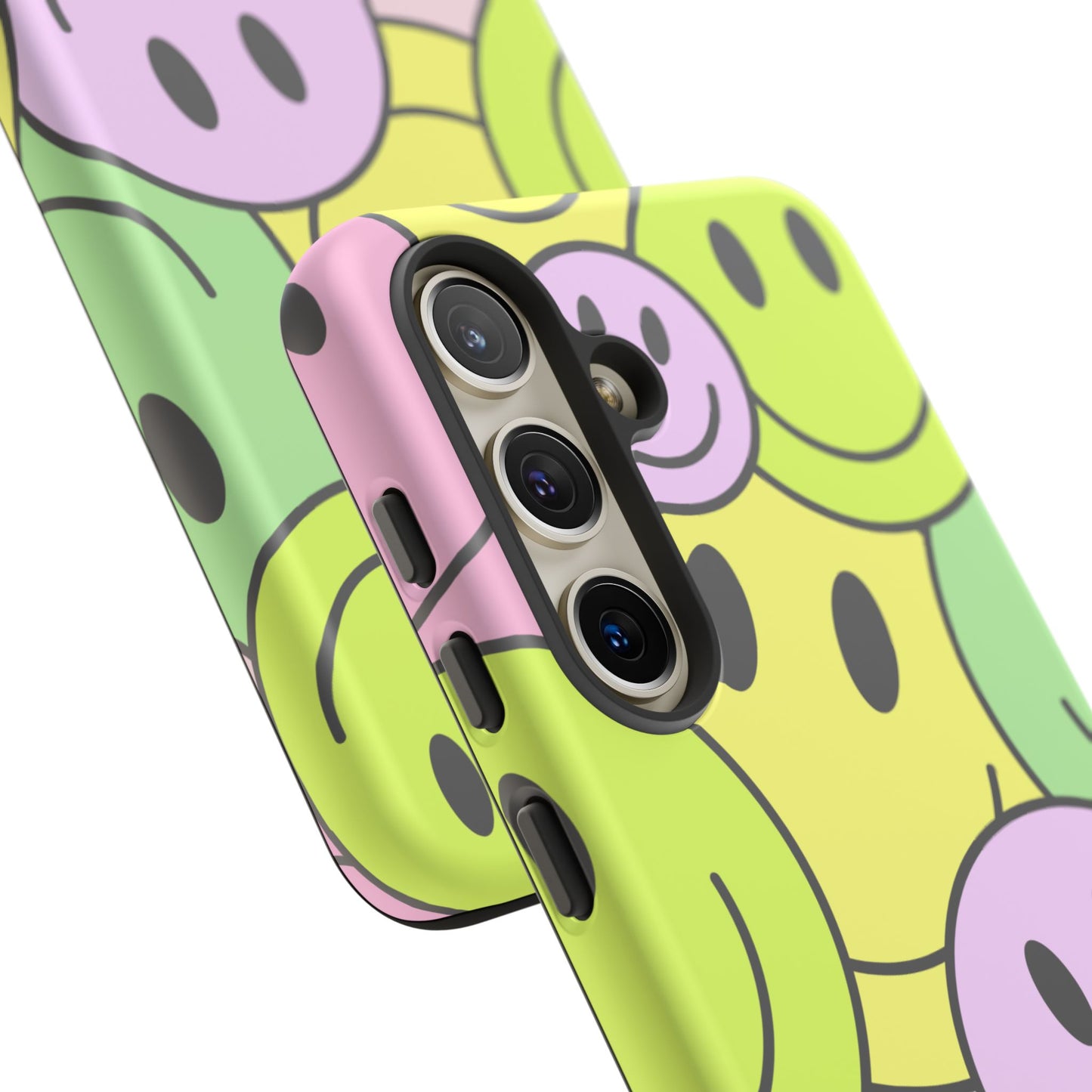 Colorful Smile Face Phone Case - Tough Protection & Fun Design