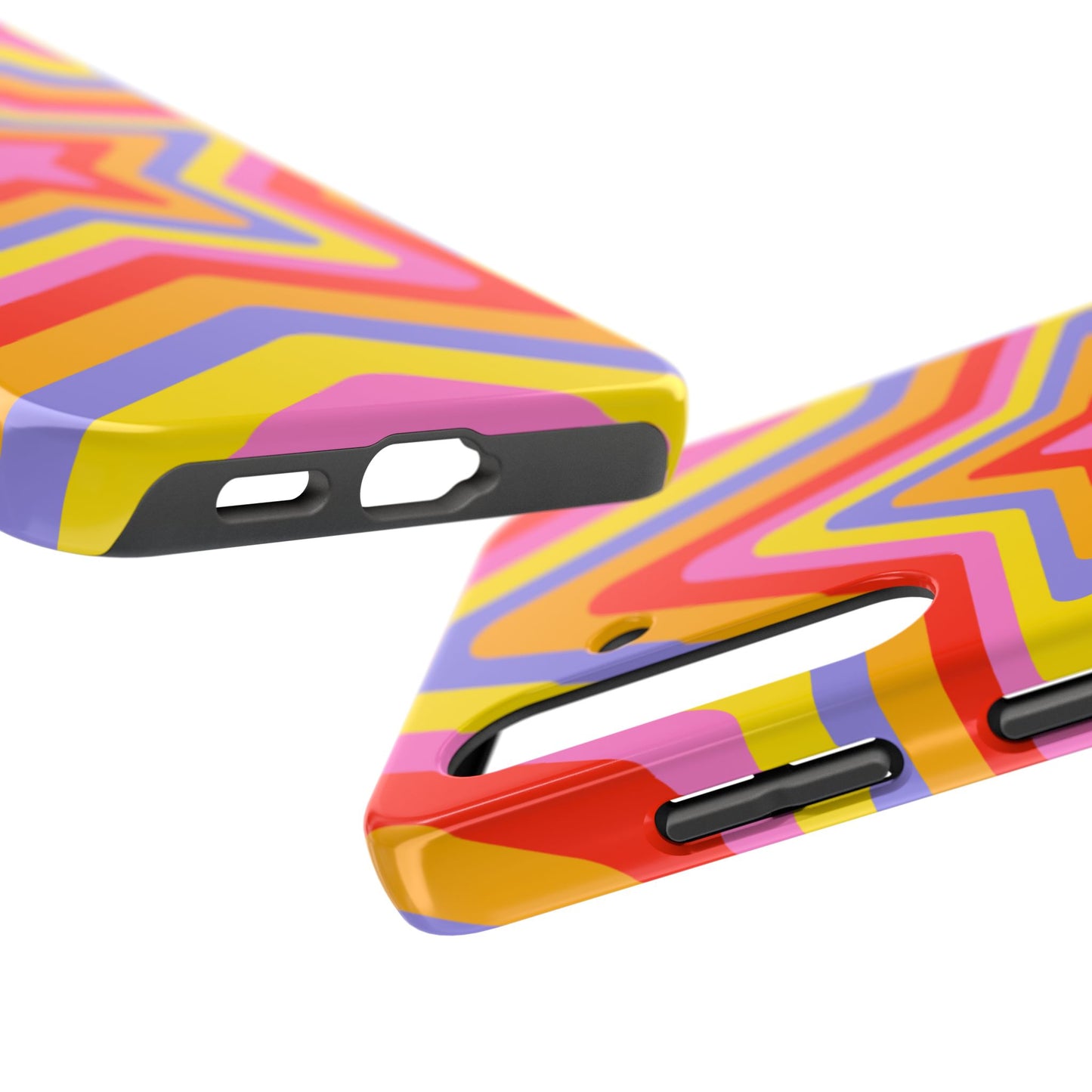 Colorful Star Pattern Tough Phone Cases | Durable Phone Cover, Unique Gifts, Trendy Accessories, Fun Tech Style