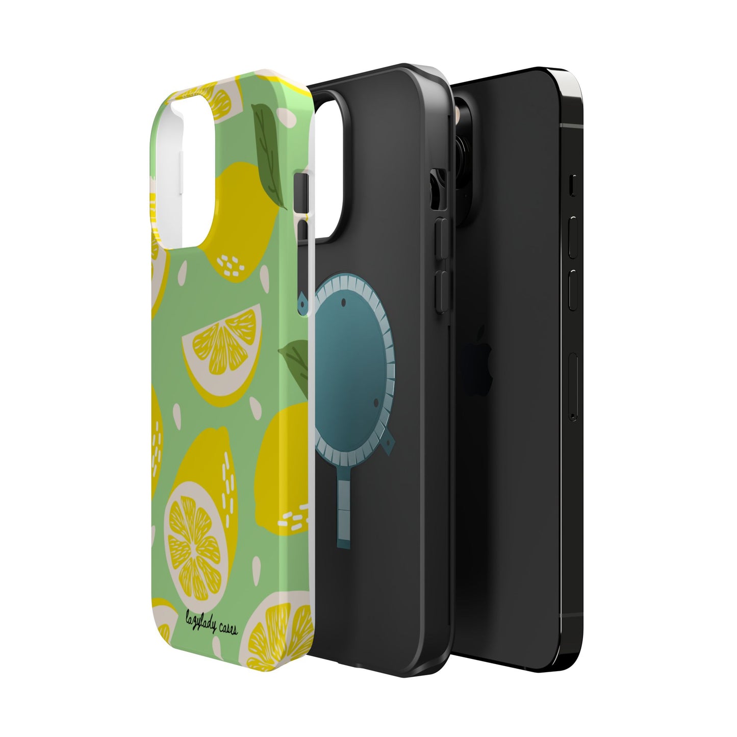 Lemonade Vibe Magnetic Phone Case - Bright Citrus Design for Summer Fun