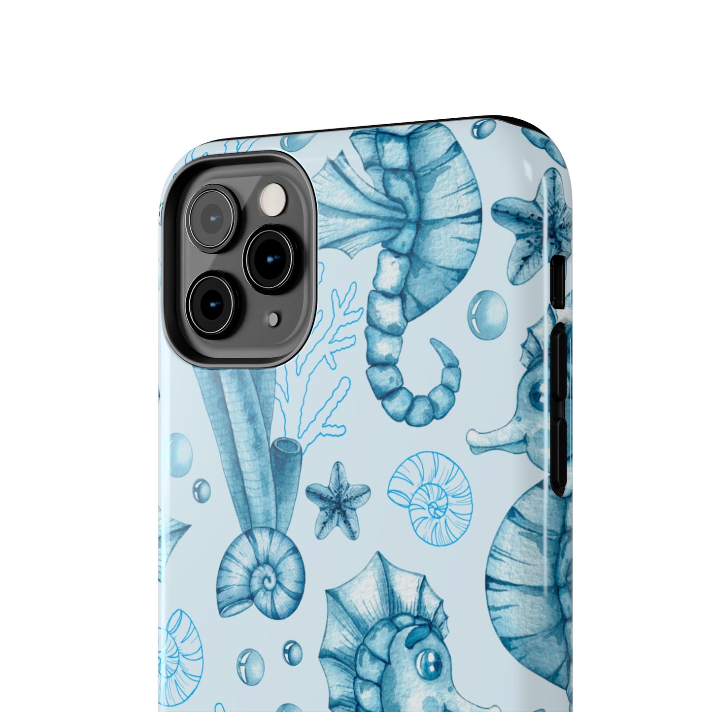 Coastal Seahorse Phone Case - Tough Protection with Beach Vibe