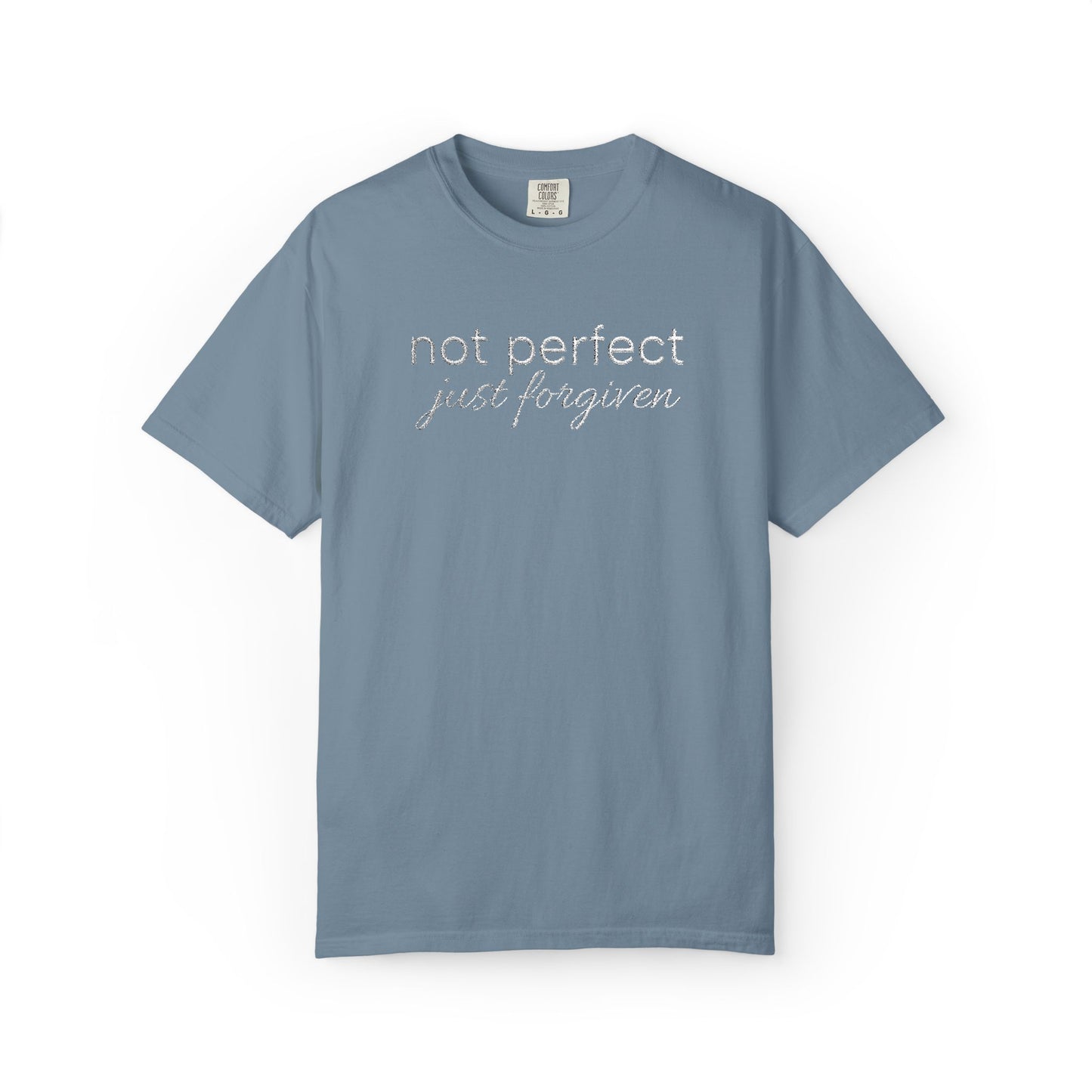 Not Perfect Embroidered Tee