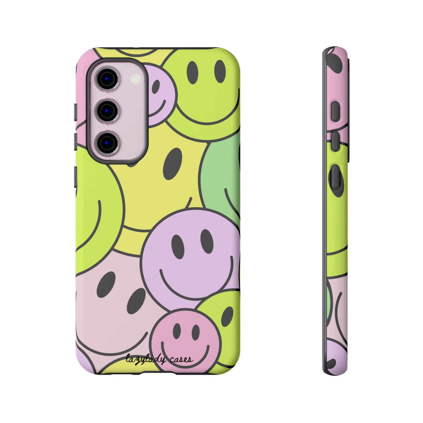 Colorful Smile Face Phone Case - Tough Protection & Fun Design