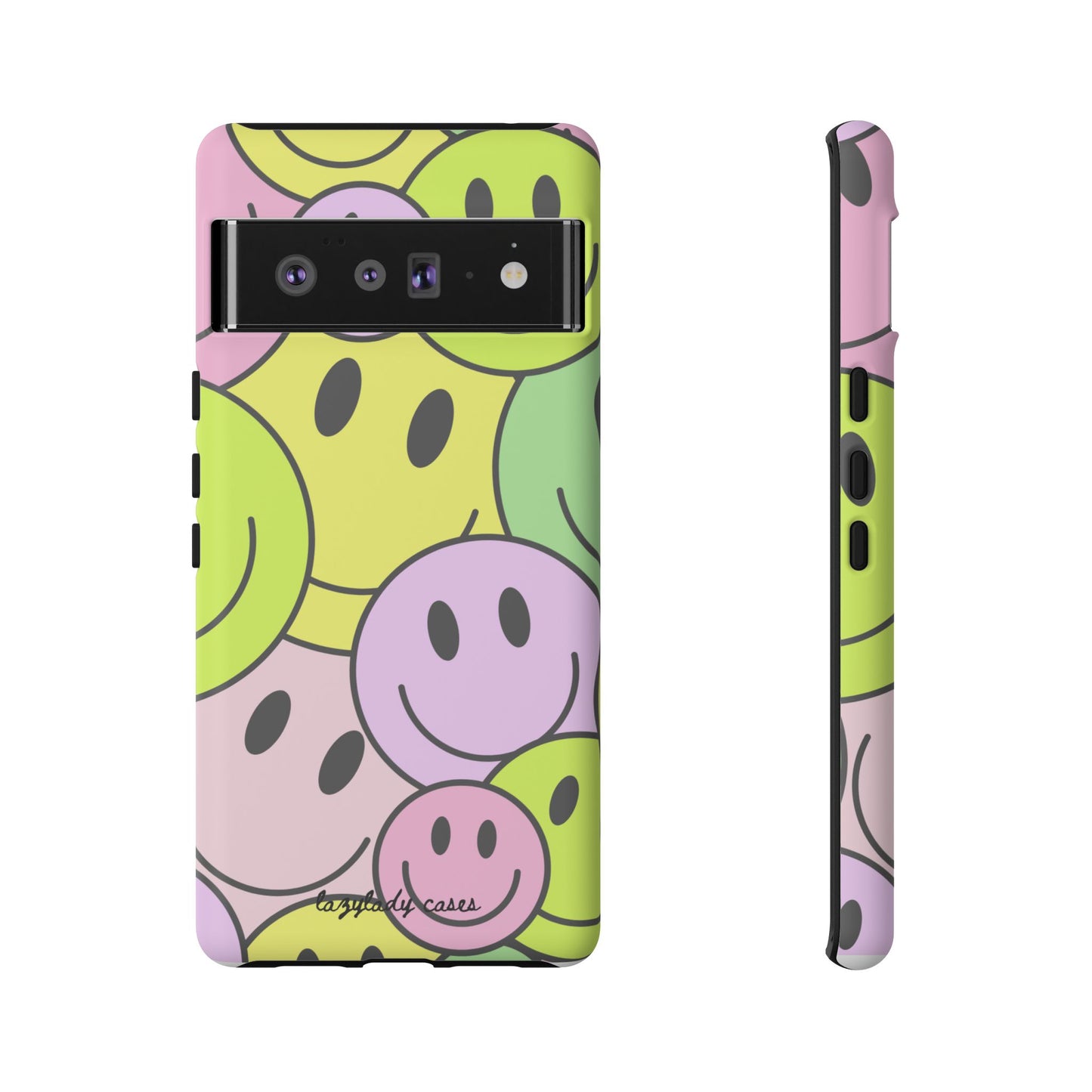 Colorful Smile Face Phone Case - Tough Protection & Fun Design