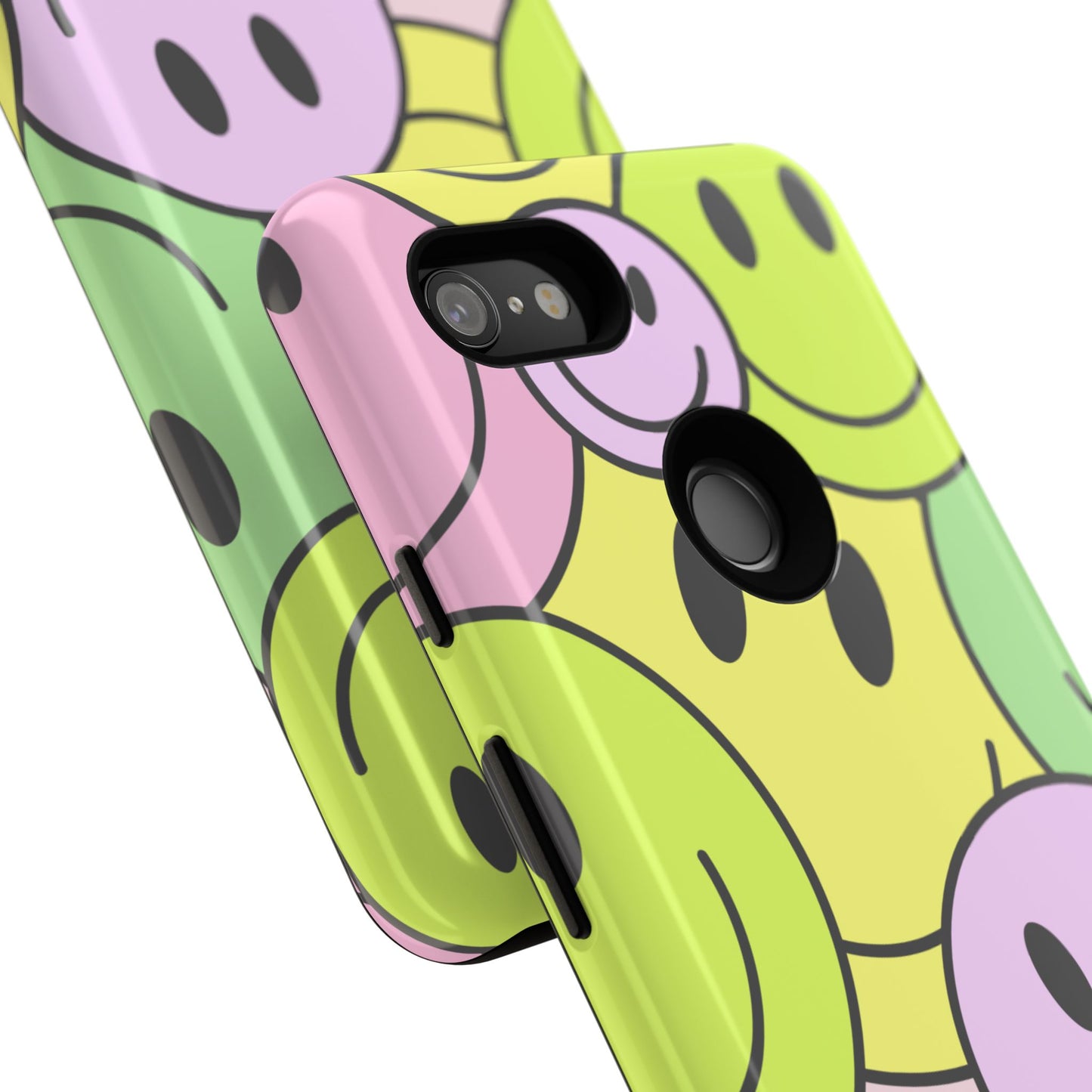 Colorful Smile Face Phone Case - Tough Protection & Fun Design