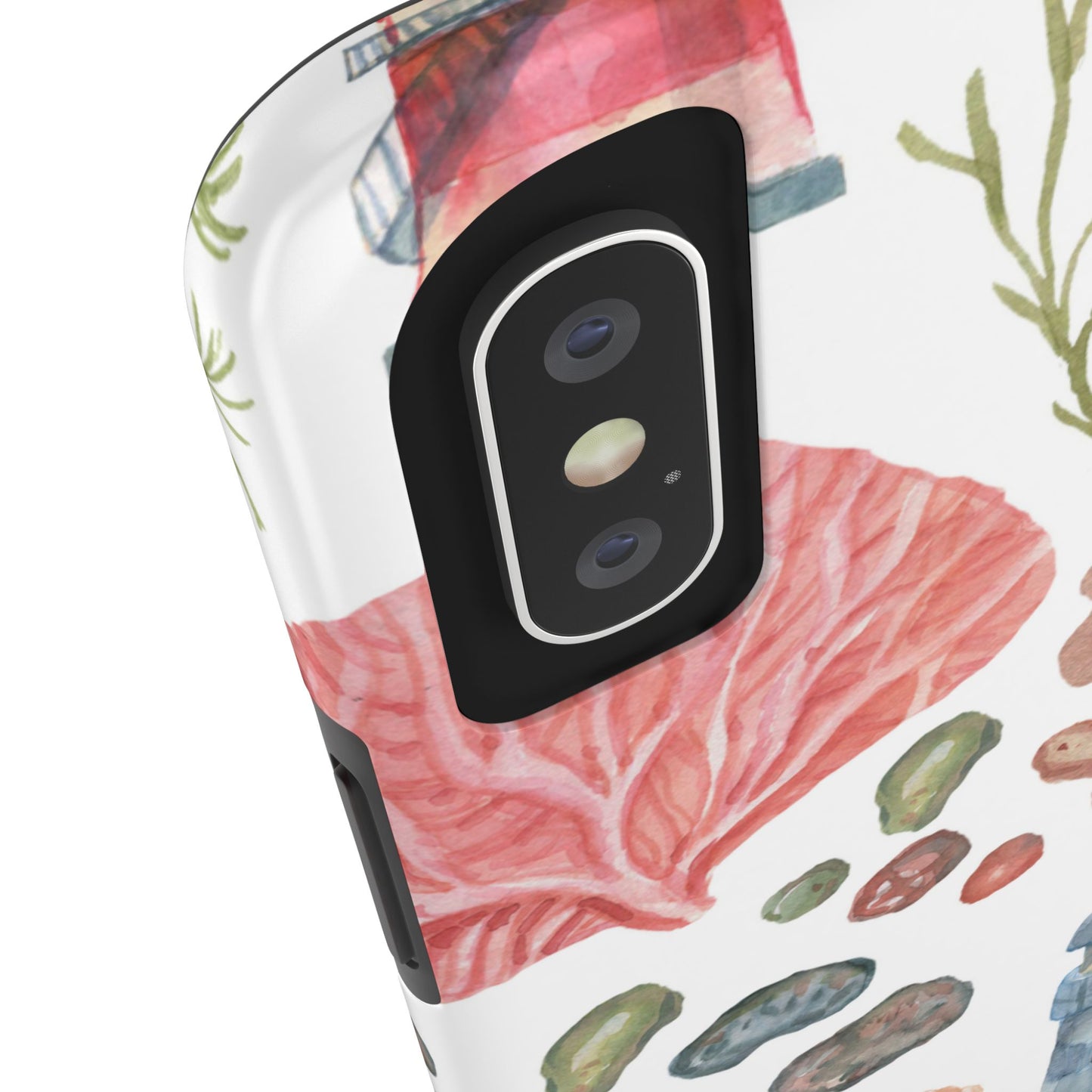 Coastal Art Tough Phone Cases - Stylish Beach Vibes with Lighthouse Design