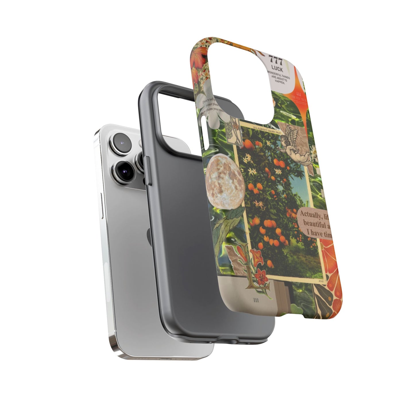 Tough Cases - Vibrant iPhone Case for Nature Lovers, Floral Phone Cover, Eco-Friendly, Inspirational Gift, Unique Phone Accessory