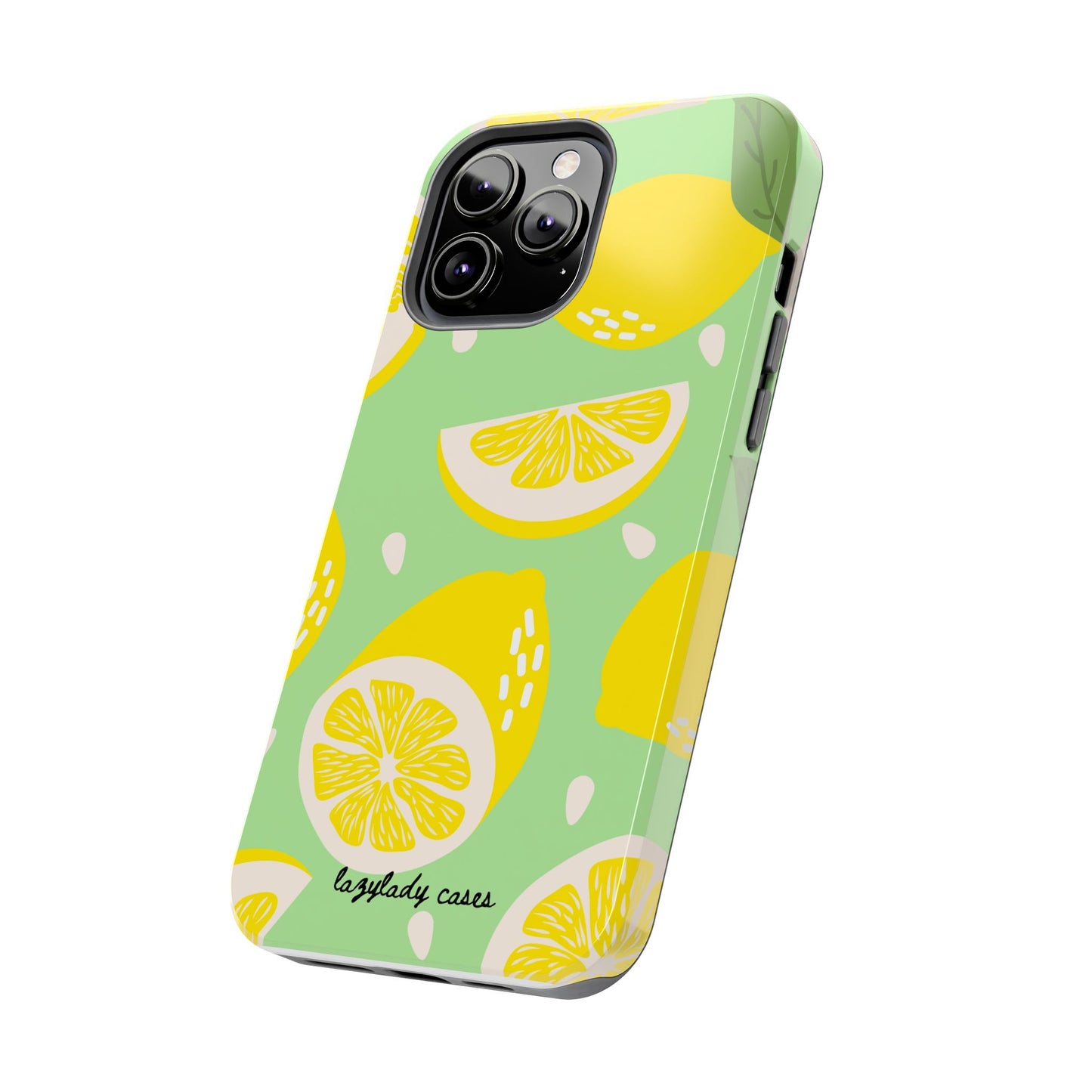 Lemon Slice Tough Phone Case - Vibrant, Durable Protection for Citrus Lovers