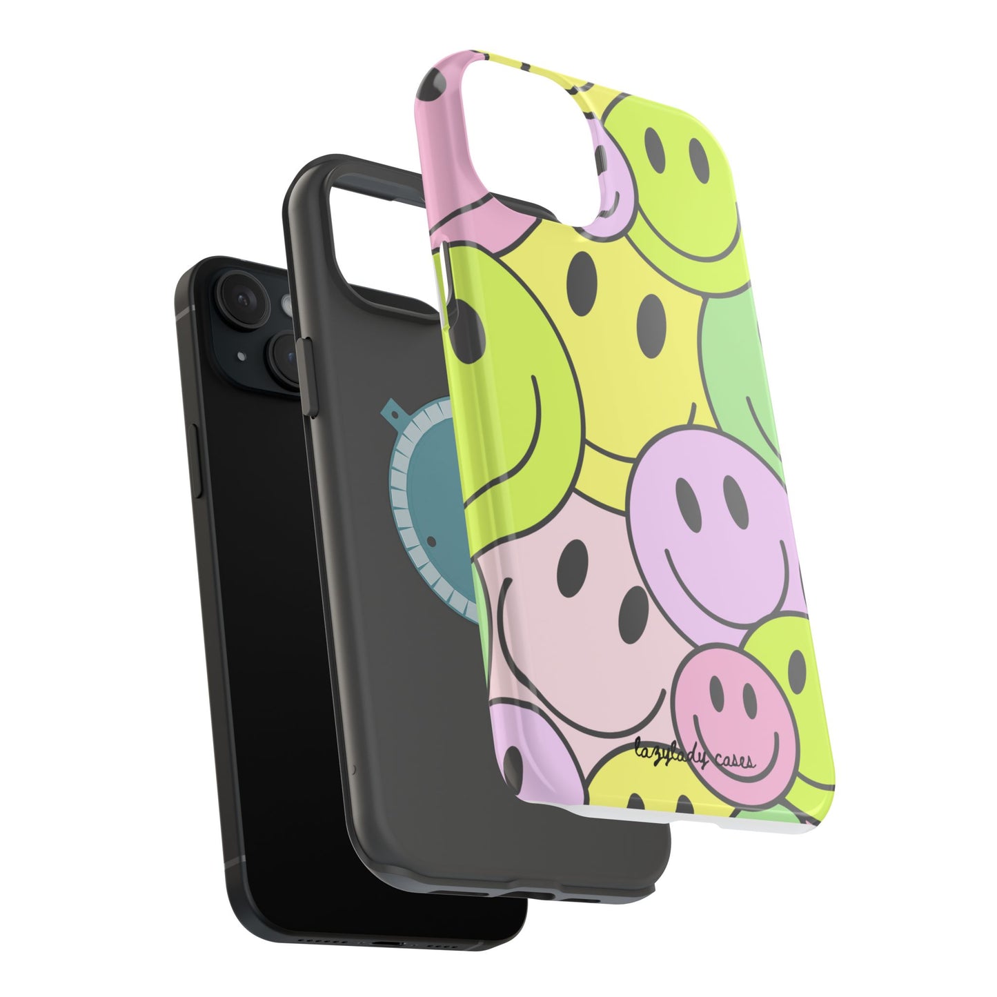 Colorful Smiley Face Magnetic Tough Case for Fun-Loving Individuals